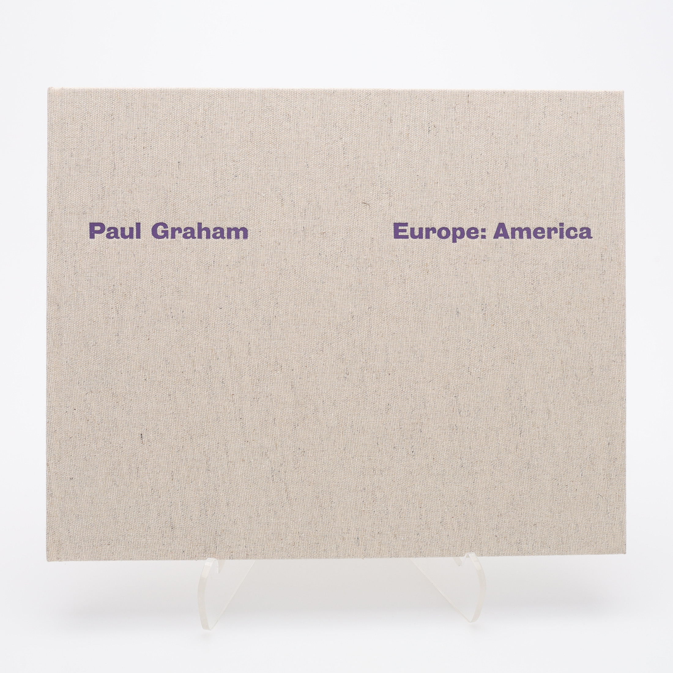 FOTO. DEN BRITTISKE FOTOGRAFEN PAUL GRAHAMS "EUROPE: AMERICA" I FÖRSTA UPPLAGAN, 2012.
