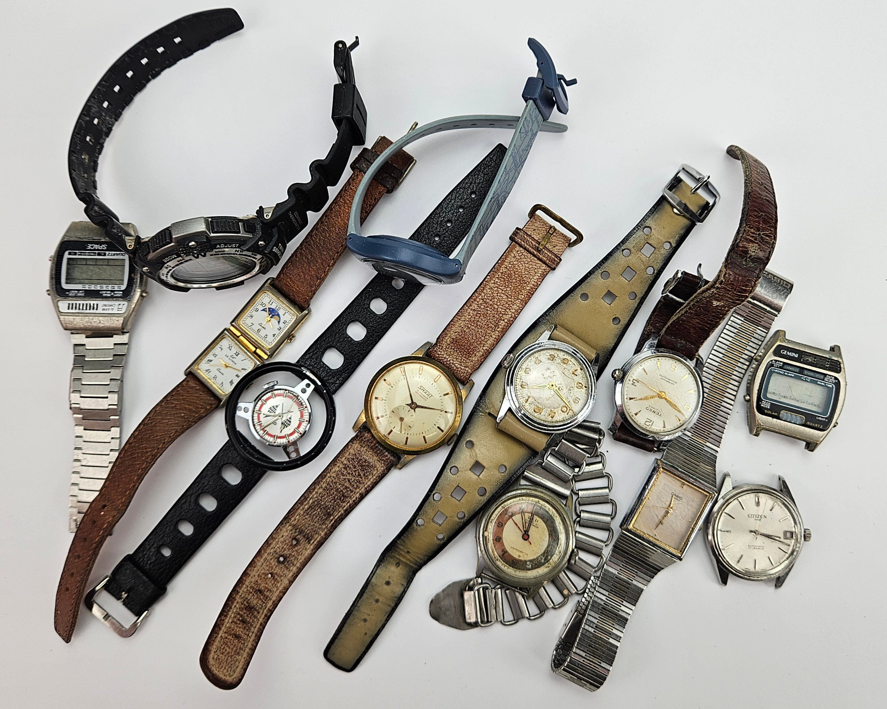 ARMBANDSUR, 12 st, bland annat Citizen, Tenso, Smart.