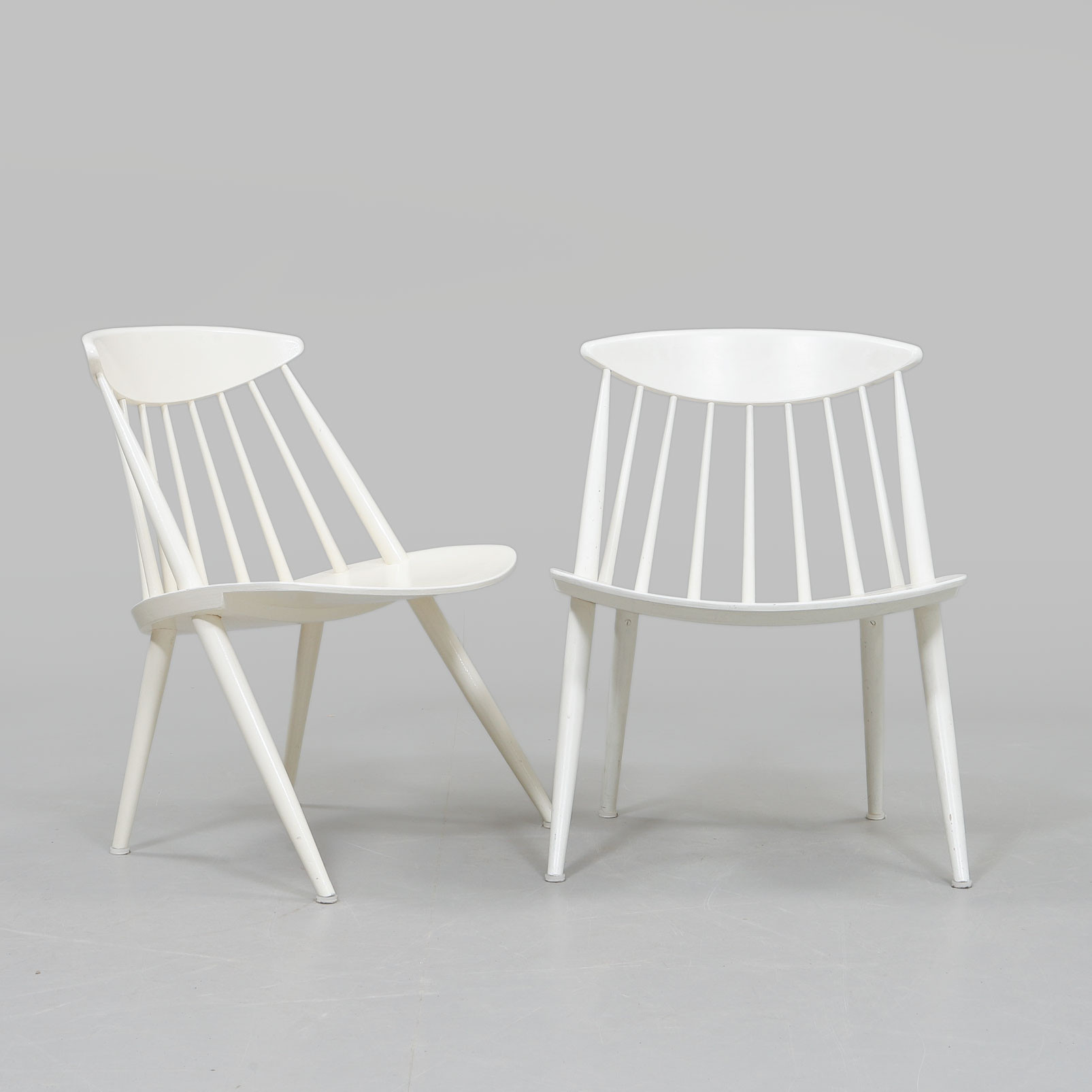 GILLIS LUNDGREN. Stolar, 2 st, "Jo", IKEA, 1960-tal.