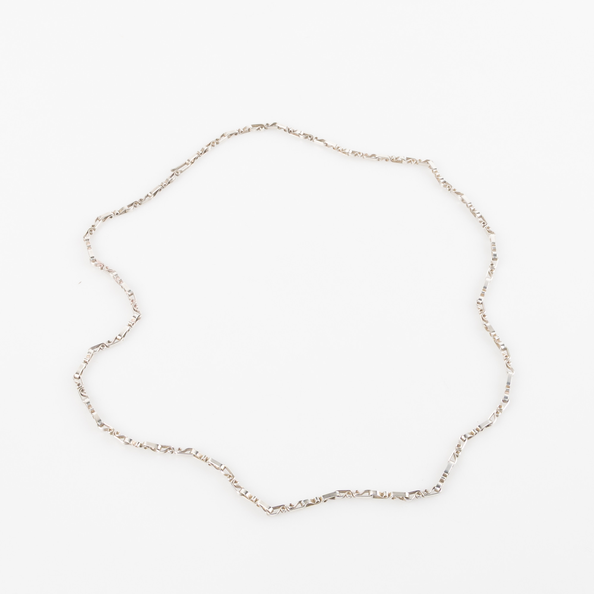 THERESIA HVORSLEV. Collier i silver, Lidköping, 1983.