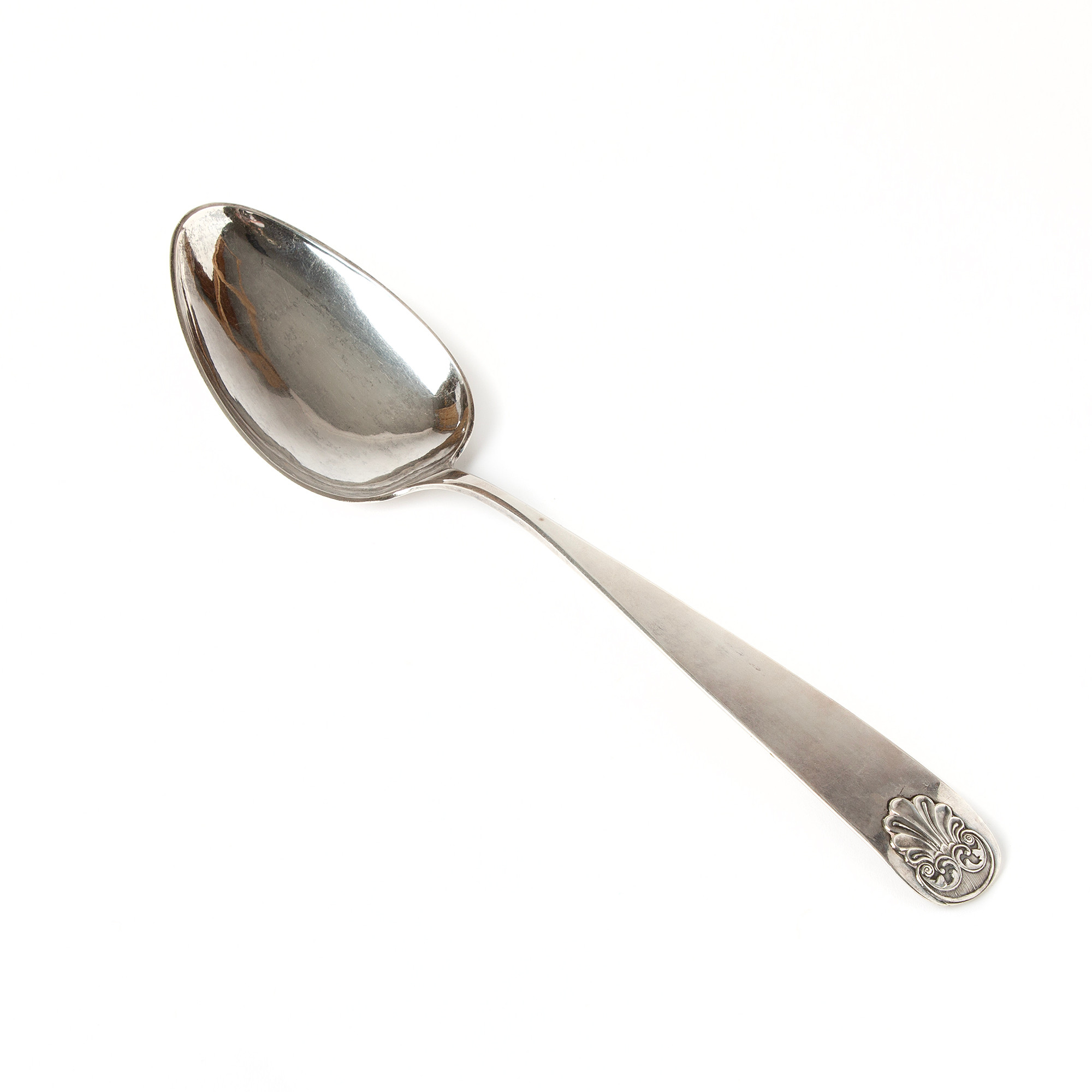 FÖRLÄGGARSKED. Silver, Norge, 1855.
