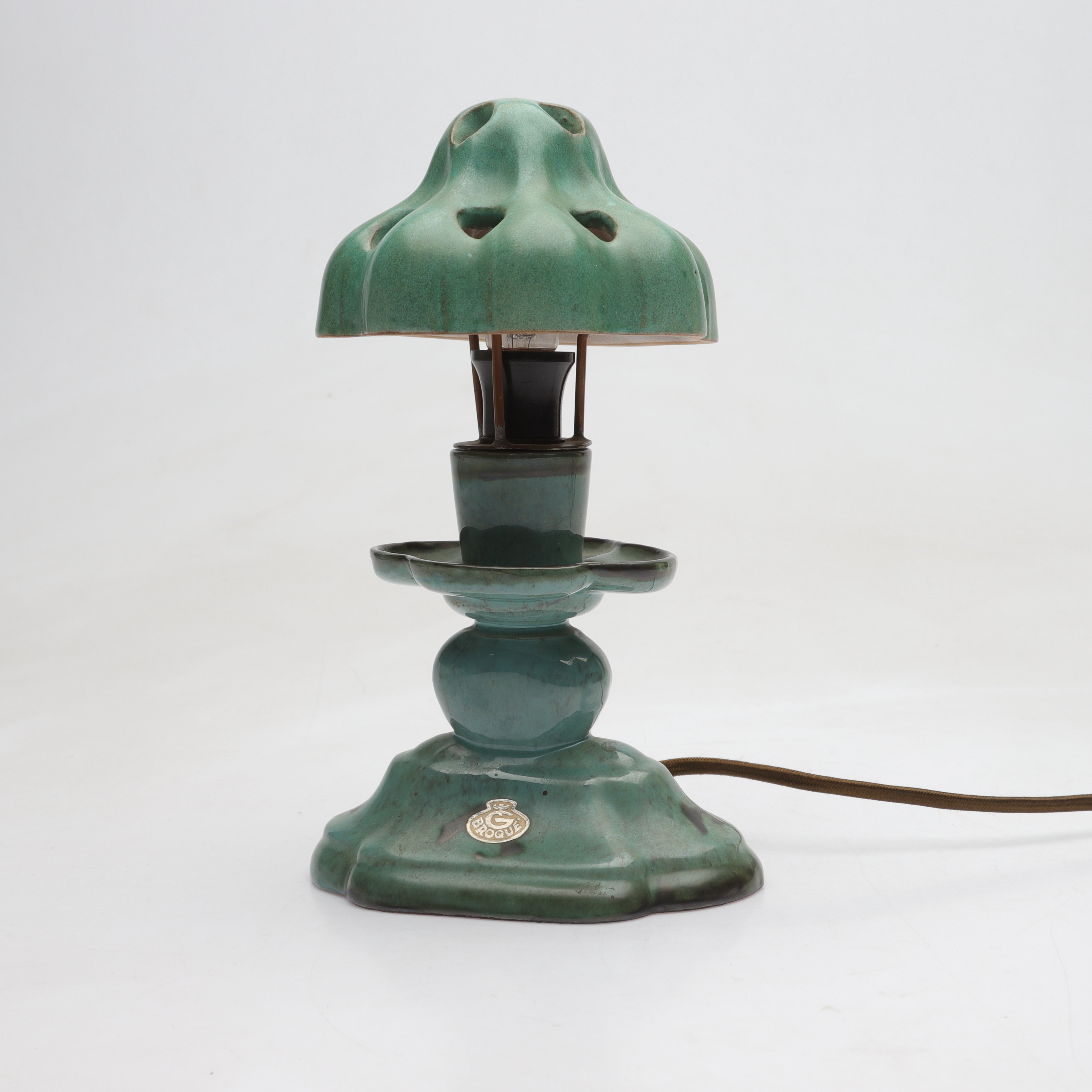 BORDSLAMPA, keramik, Gabriel, Sverige, 1940-/50-tal.