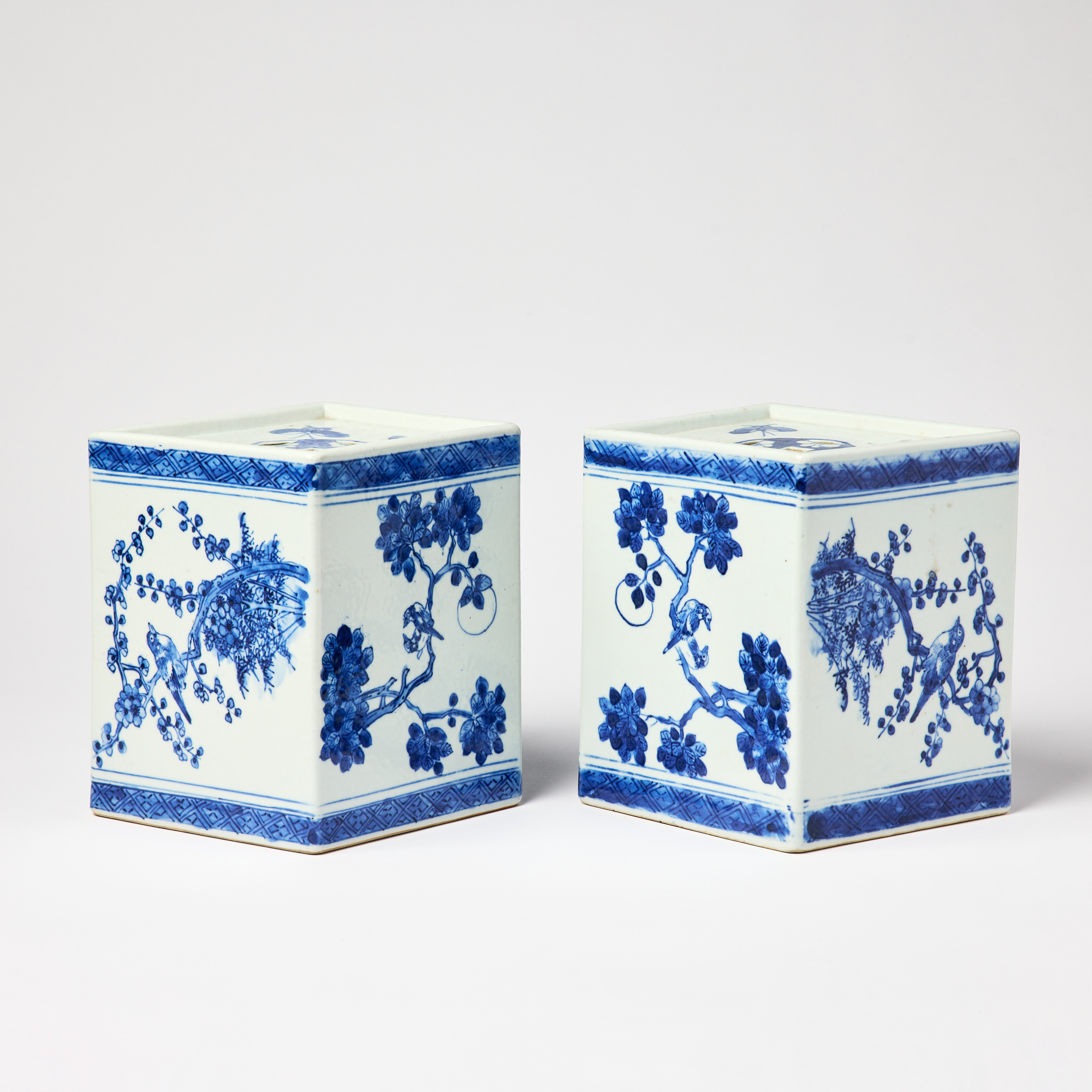 A pair of Chinese Opium Pillows.
