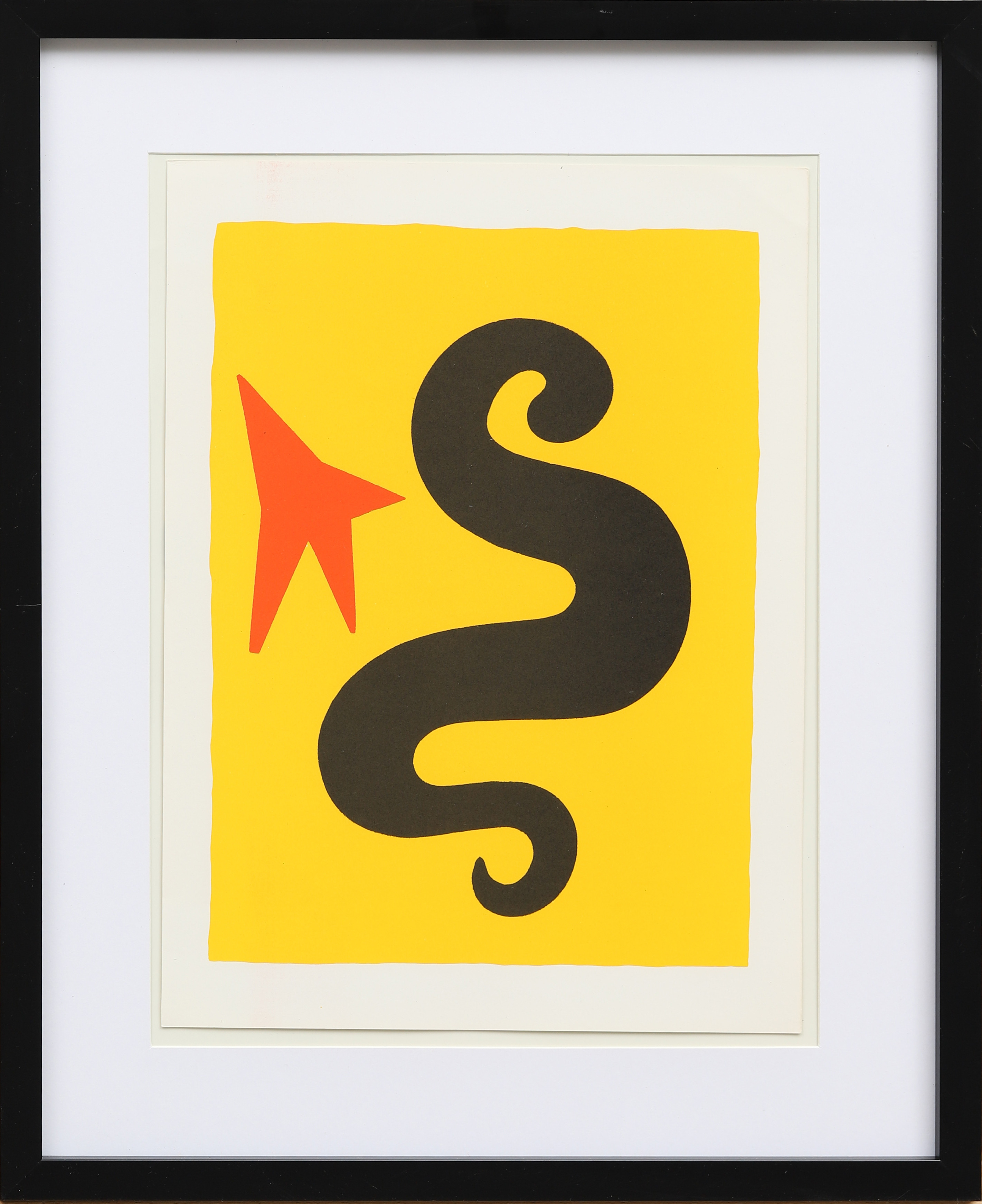 ALEXANDER CALDER. EFTER. Färglitografi, ur Derrière le Miroir nr 195 1971.