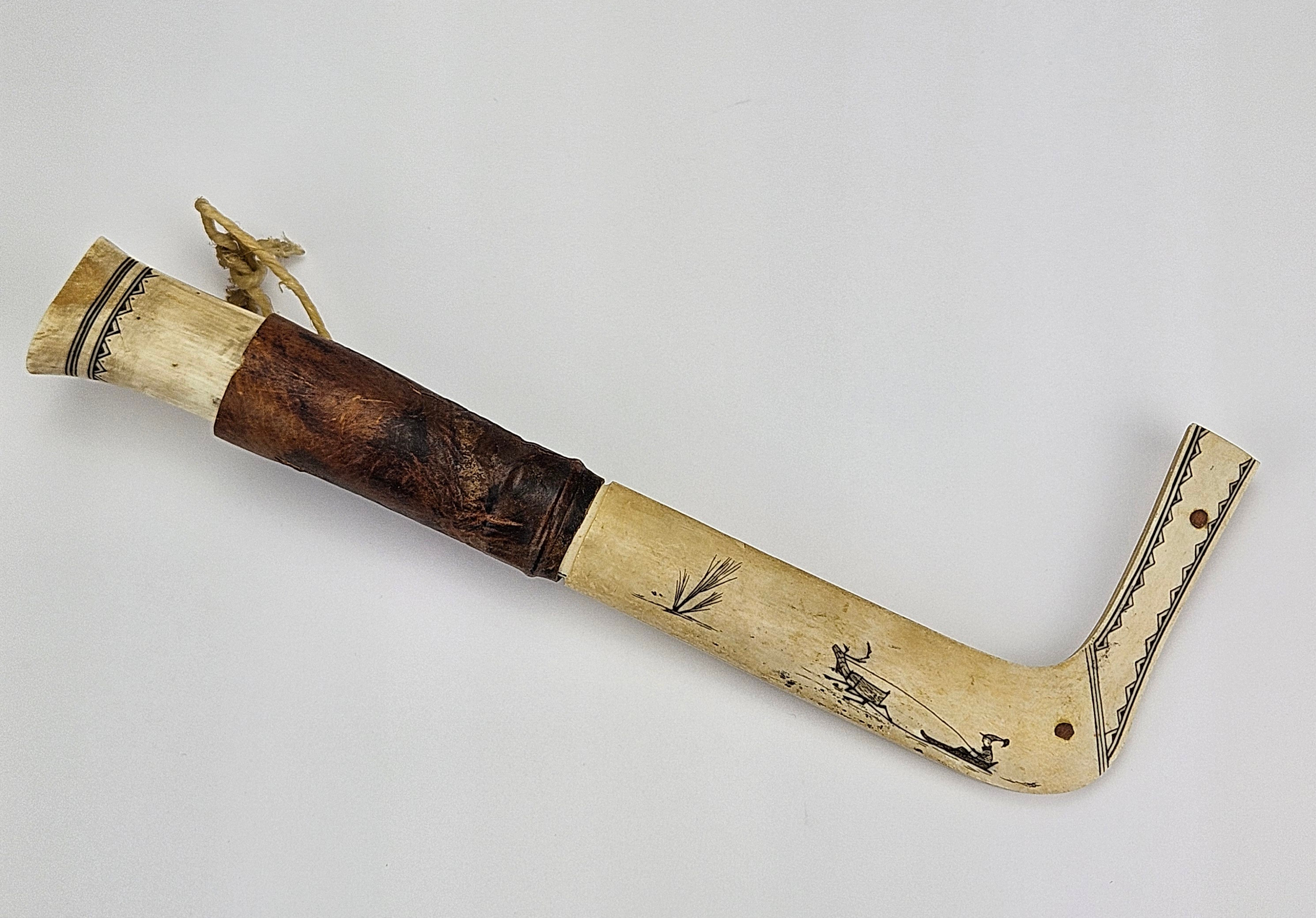 SAMEKNIV, horn, osignerad.