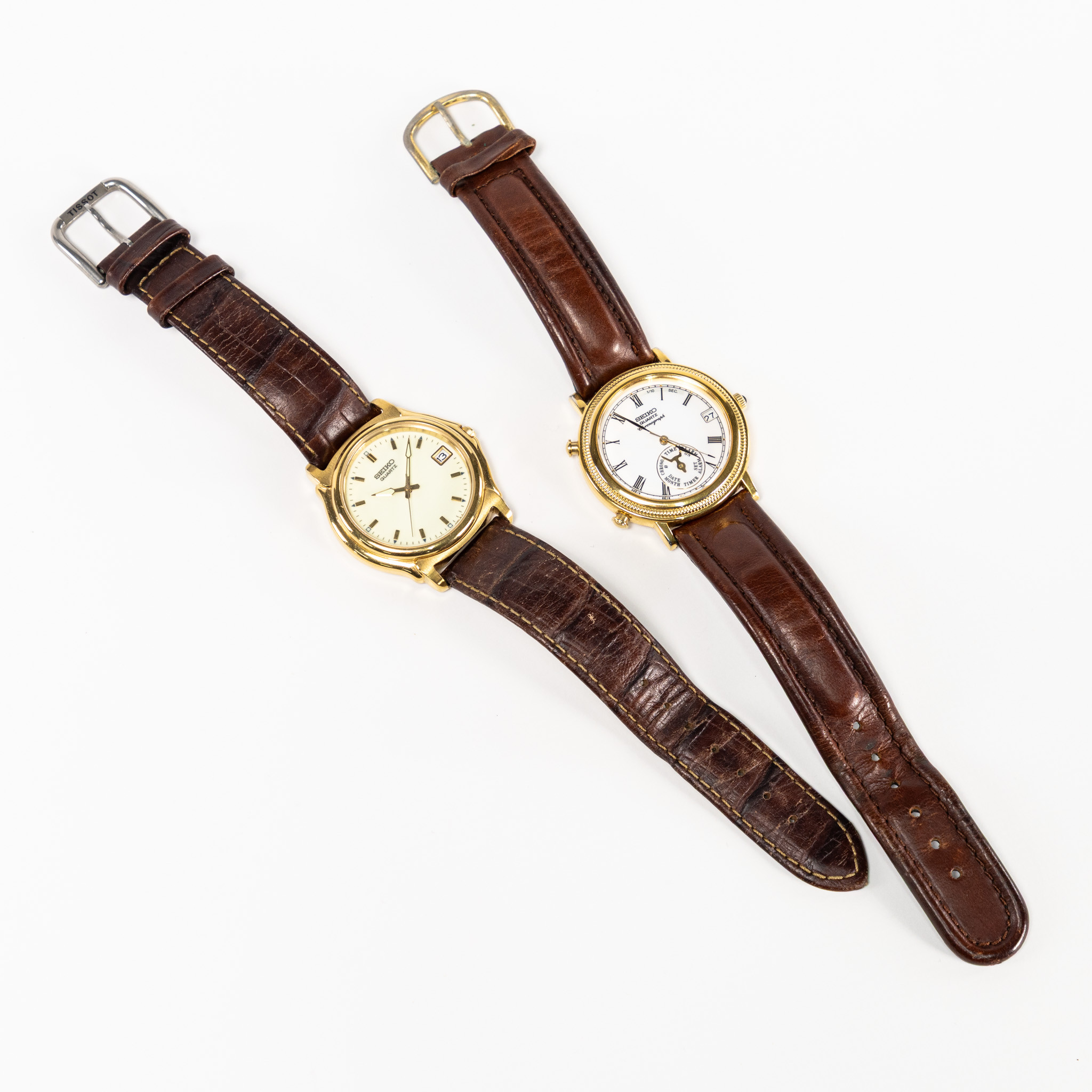 ARMBANDSUR. 2 st, Seiko.