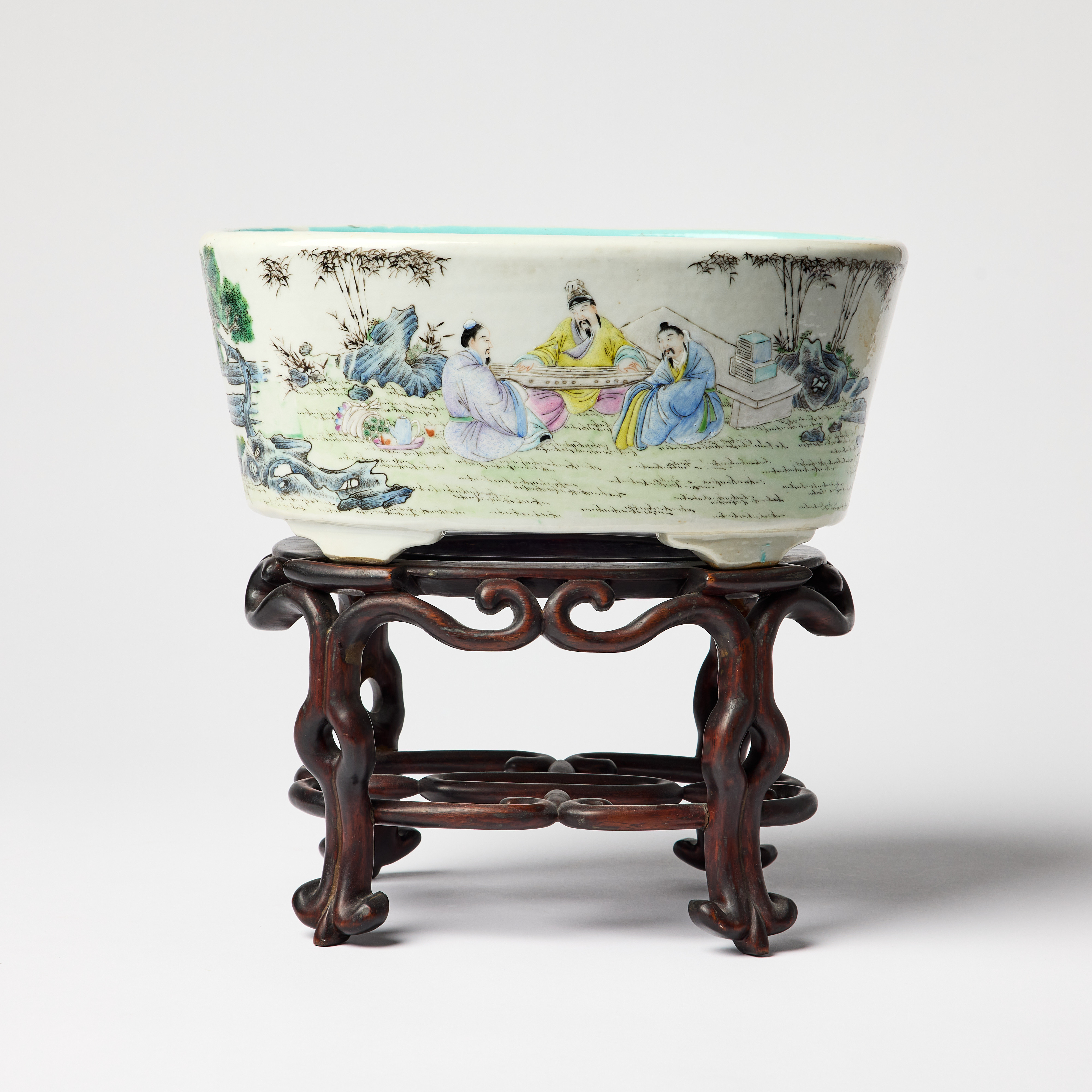 A Chinese Figural Jardiniere.