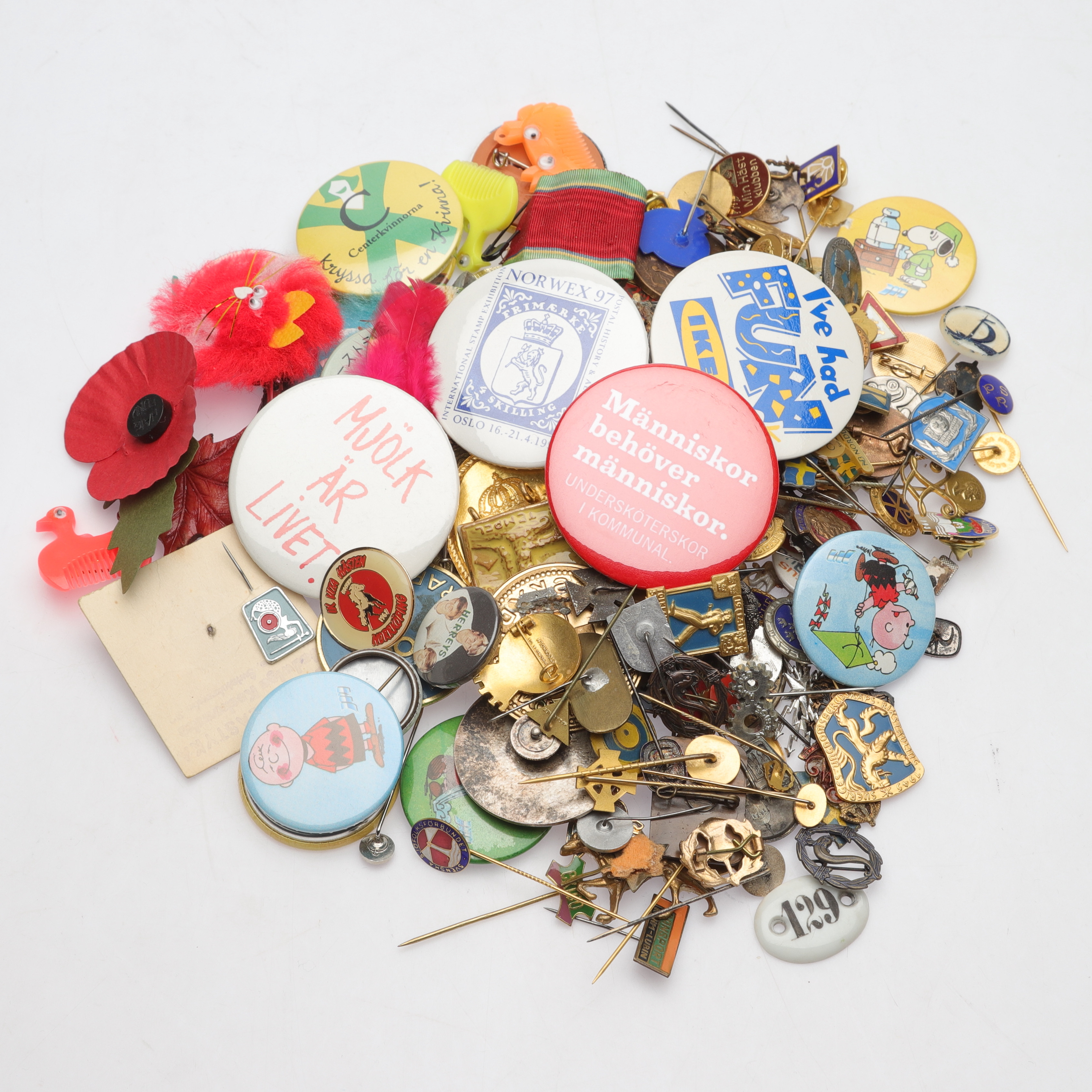 PARTI PINS-/NÅLMÄRKEN & BADGES, 19-/2000-tal.