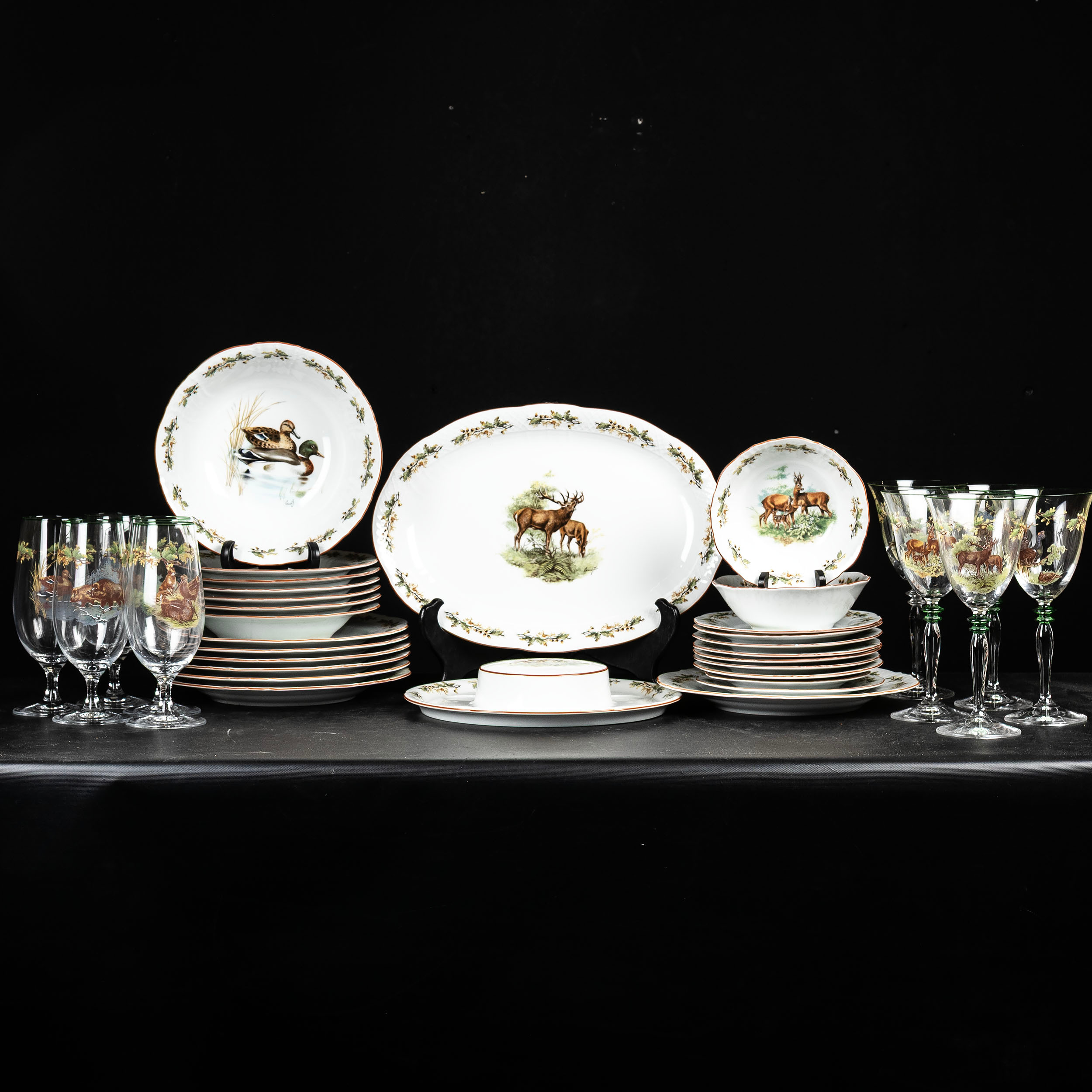 SERVISDELAR, 34 delar, porslin, Seltmann Weiden, Bavaria, Tyskland.