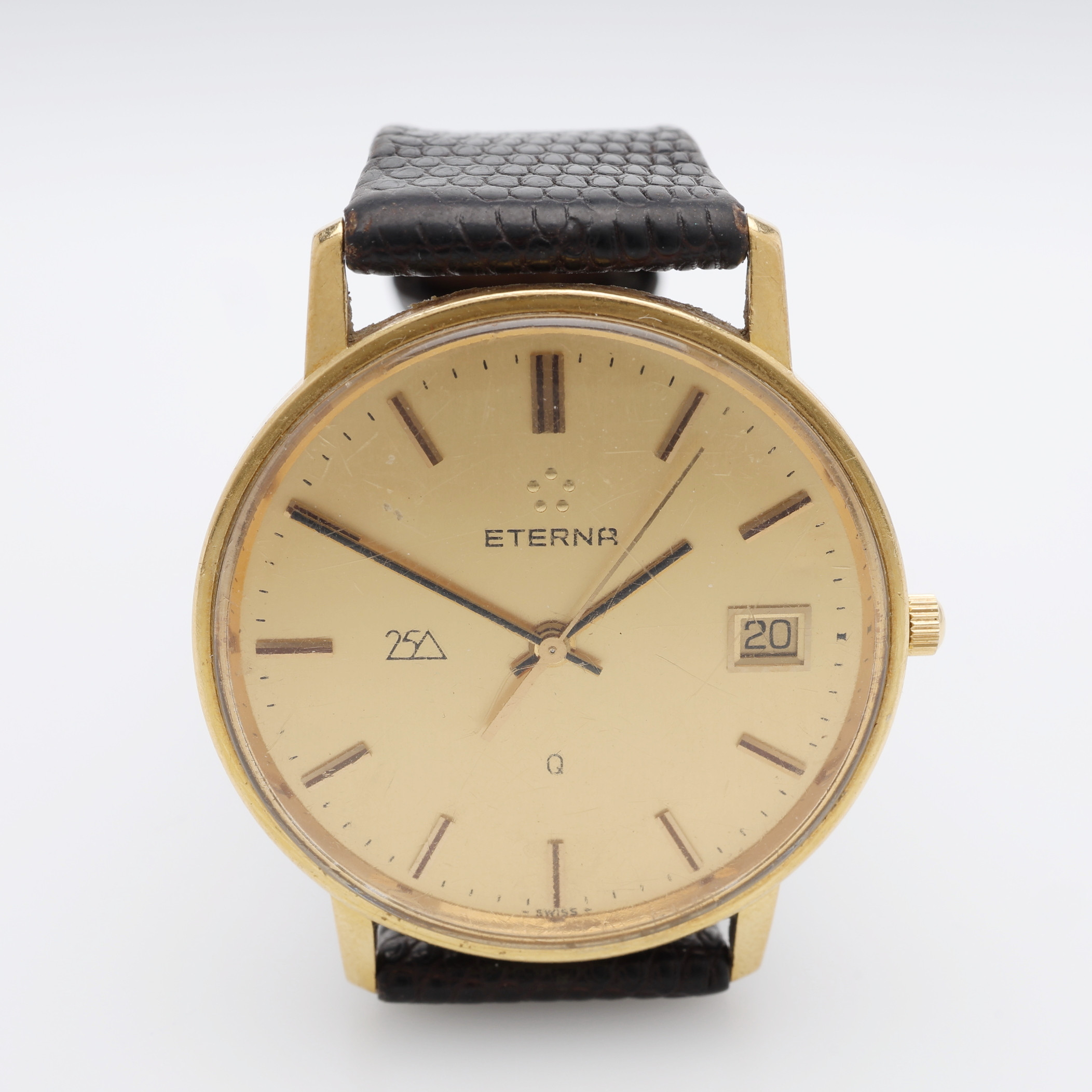 ARMBANDSUR, 18K GULD, ETERNA, QUARTZ, 1980-TAL.