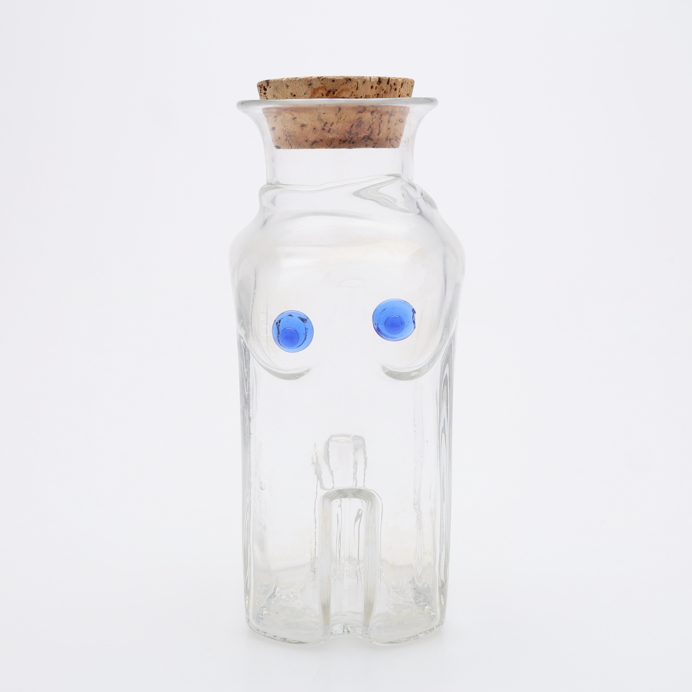 ERIK HÖGLUND. MJÖLKKANNA, GLAS, 1950/60-tal.