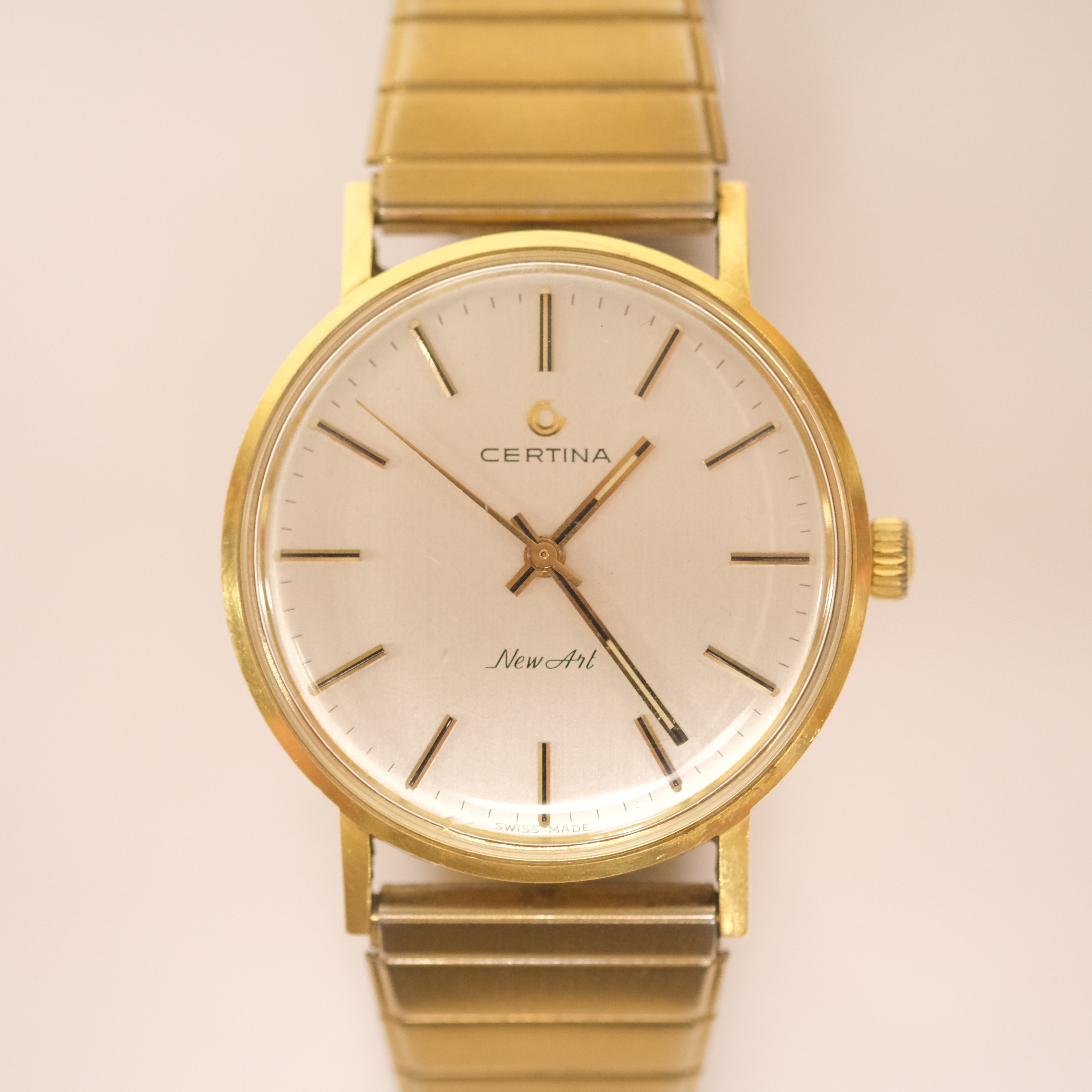 ARMBANDSUR, CERTINA, NEW ART, 18K GULD.