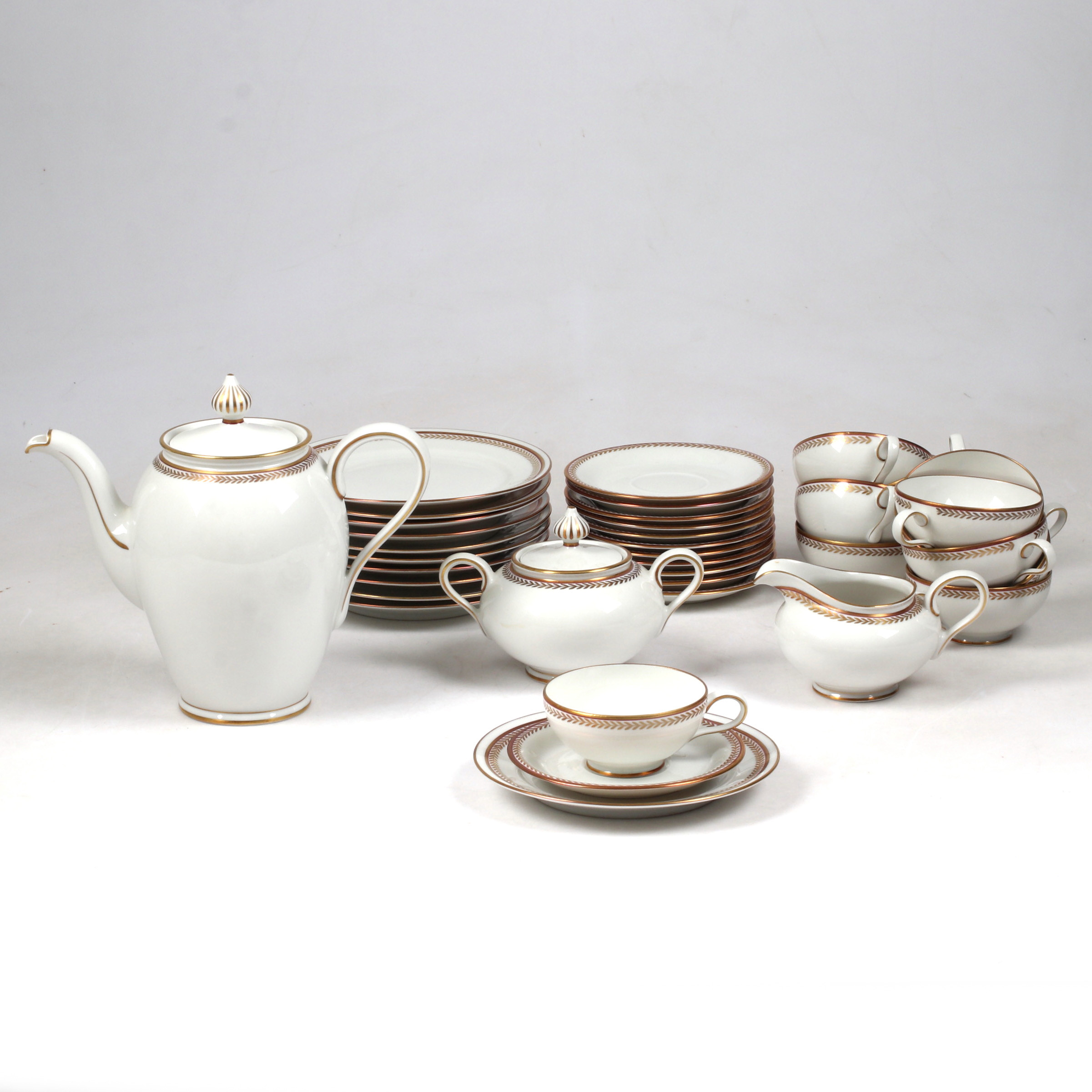 KAFFESERVIS, 35 delar porslin, Eschenbach, Bavaria, 1900-tal.