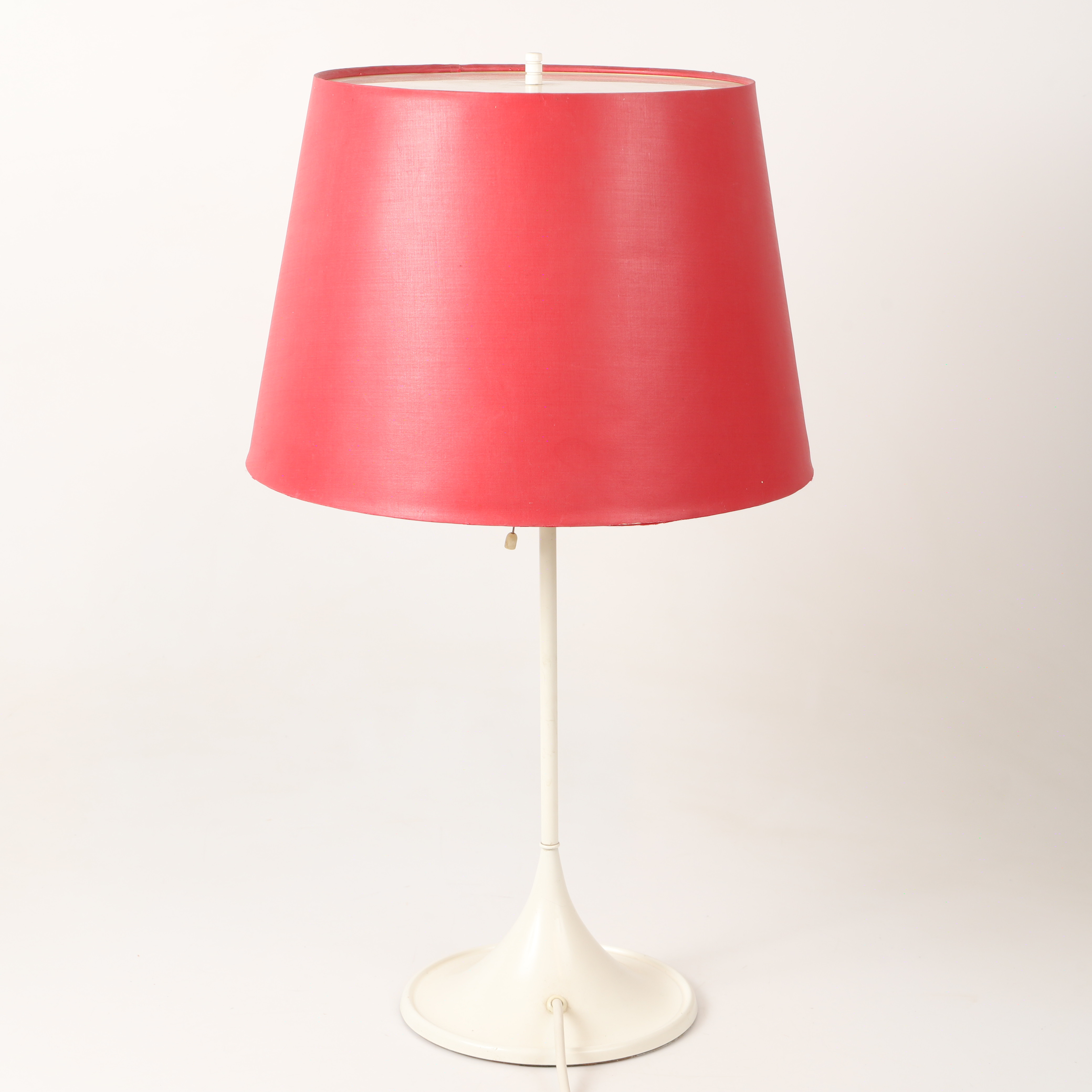BORDSLAMPA, tulpanmodell, metall, Bergboms, 1960/70-tal.