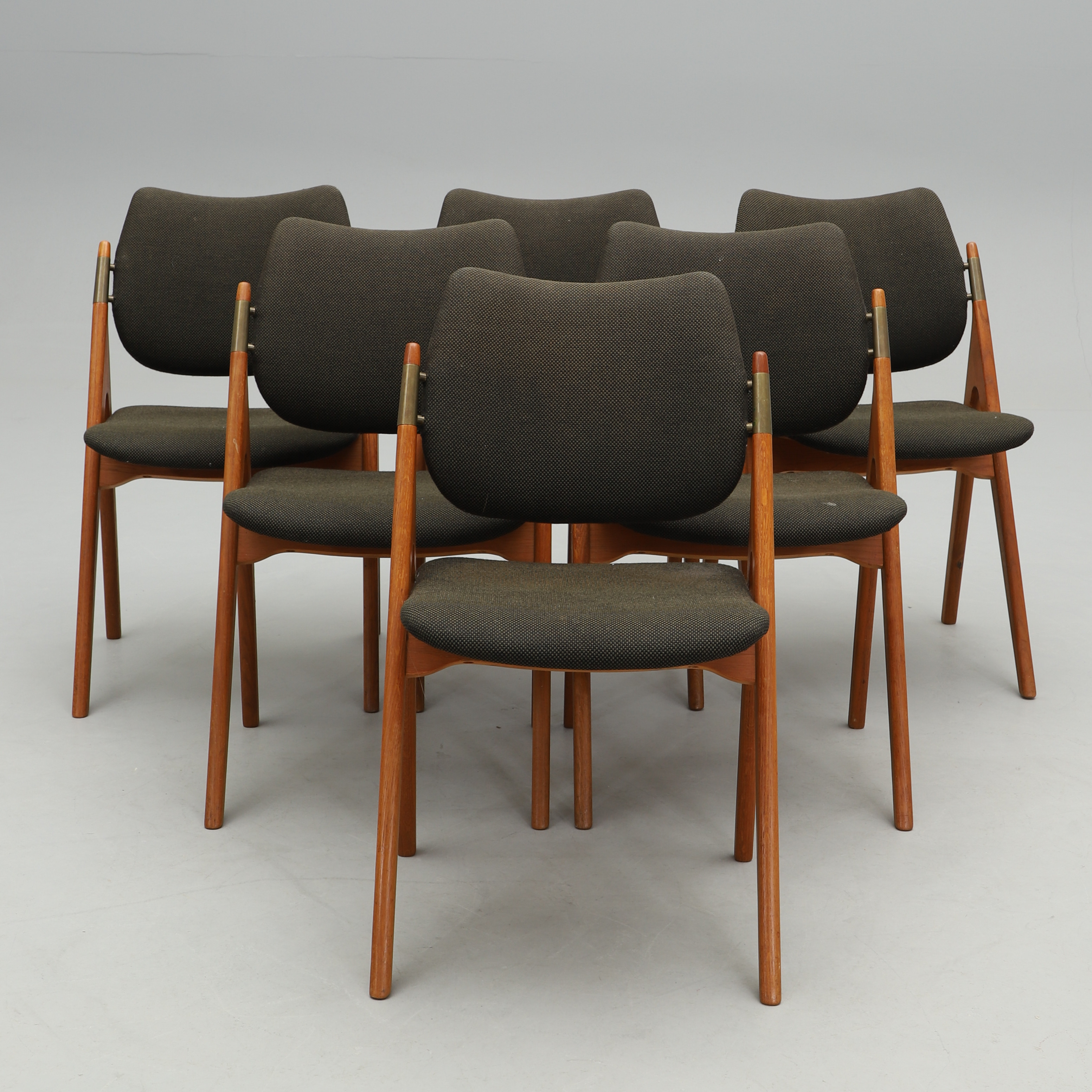 OLAV HAUG. STOLAR, 6 st, "Nr. 36", Elverum, 1950/60-tal.