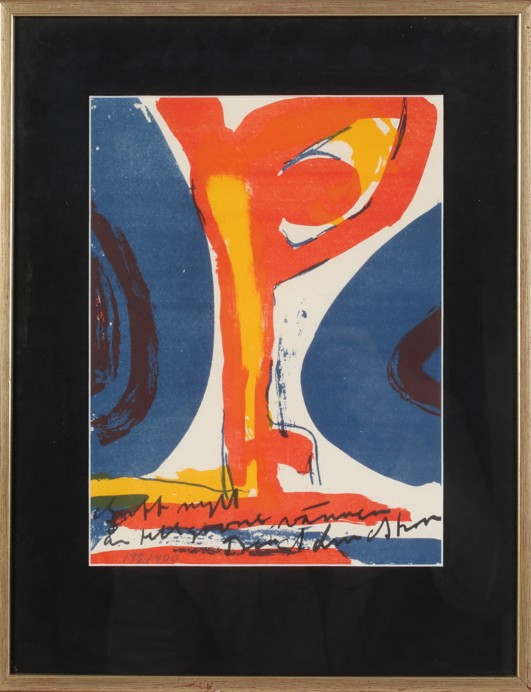 BENGT LINDSTRÖM. Gott nytt år, färglitografi, signerad i trycket, numrerad 192/400.