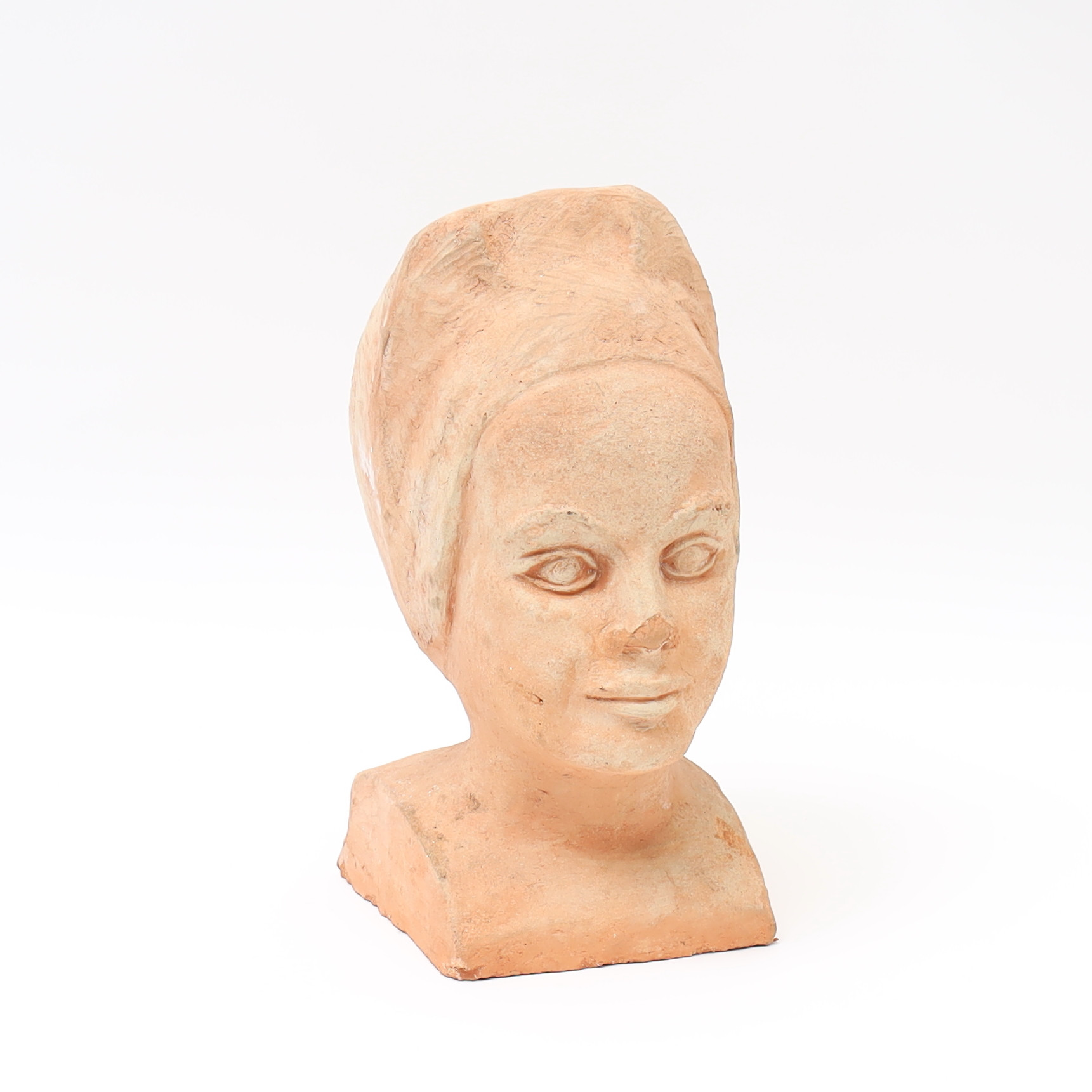 SKULPTUR, lergods, osignerad.