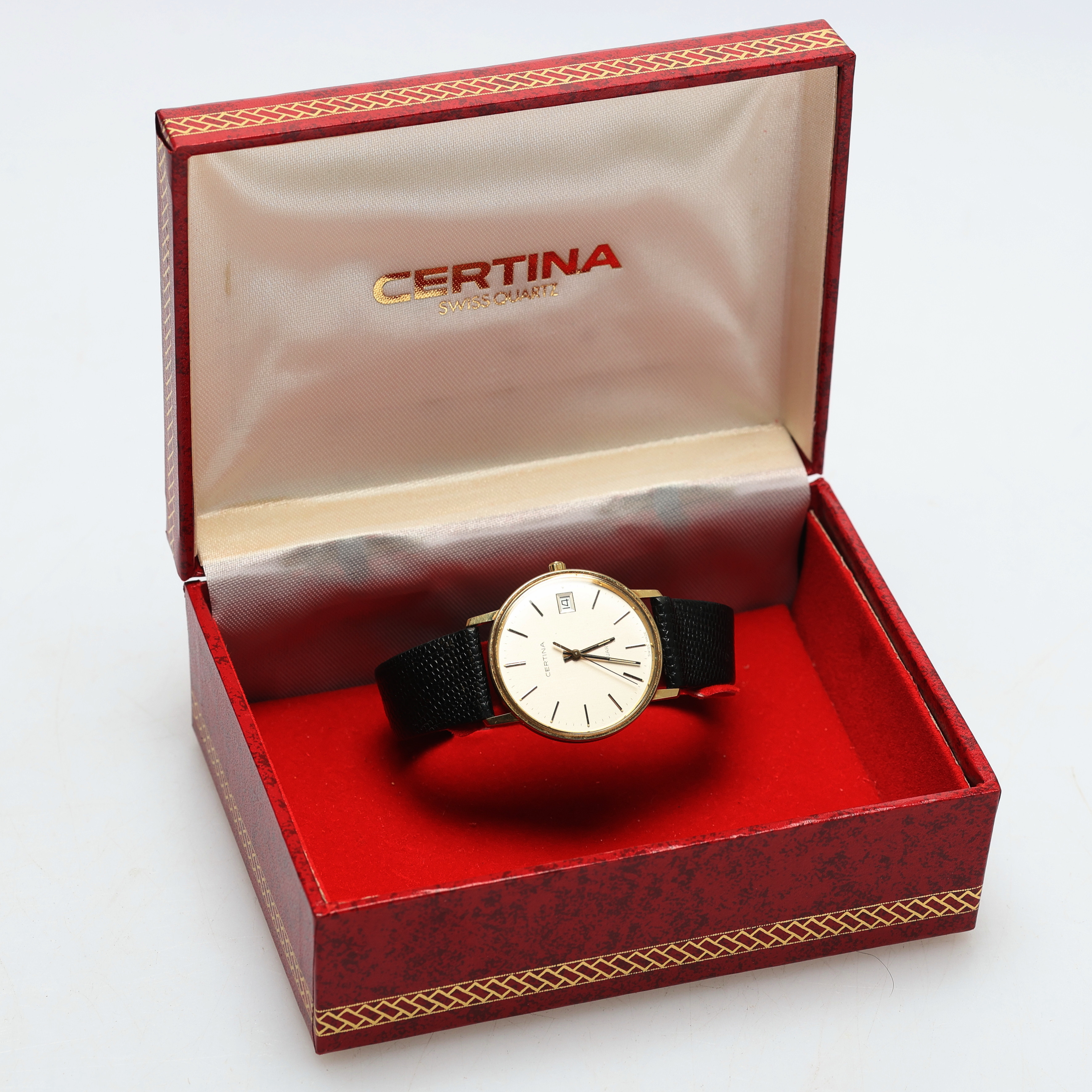 Armbandsur, Certina, 14K guld, quartz.