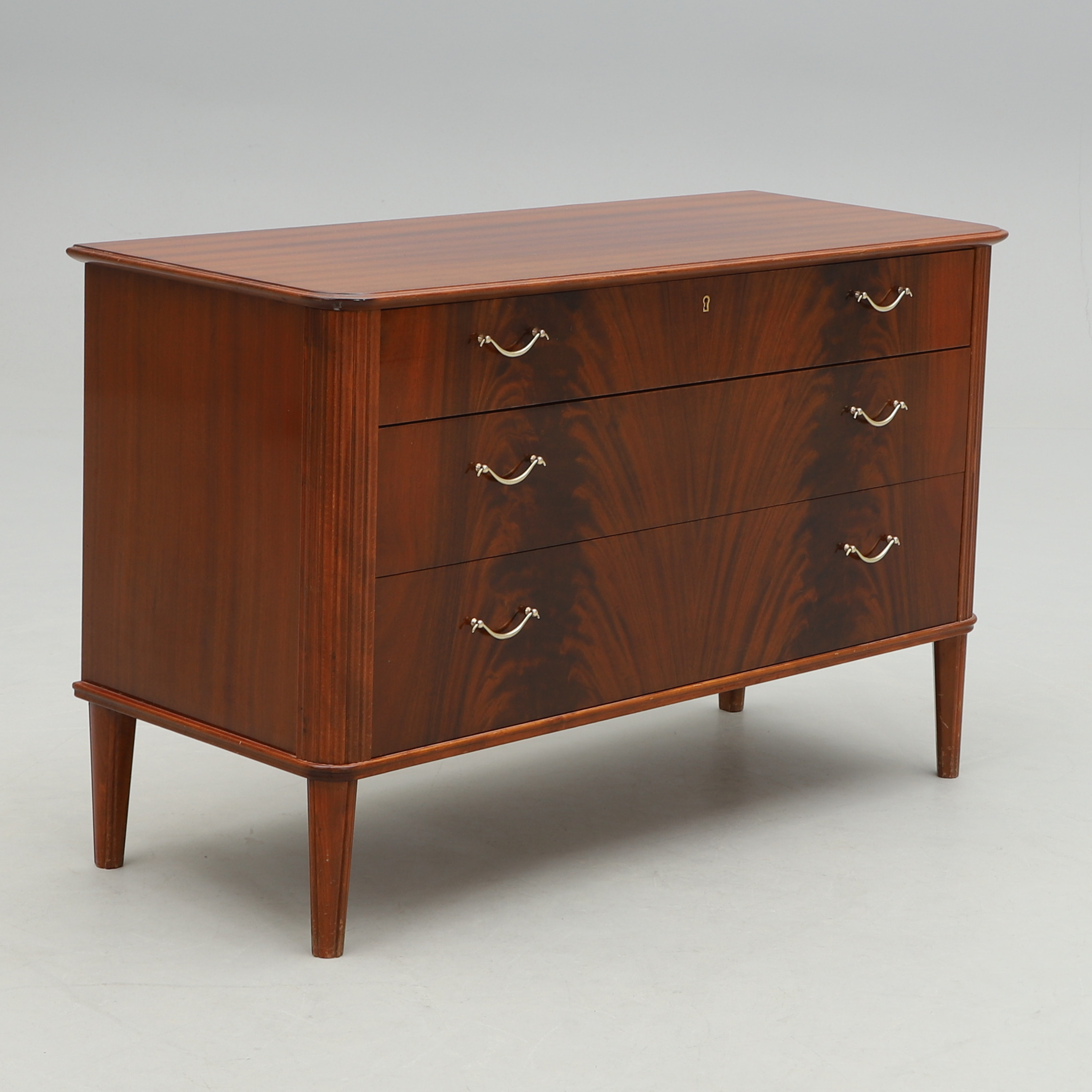 BYRÅ, mahogny, Swedish Modern, 1940-tal.