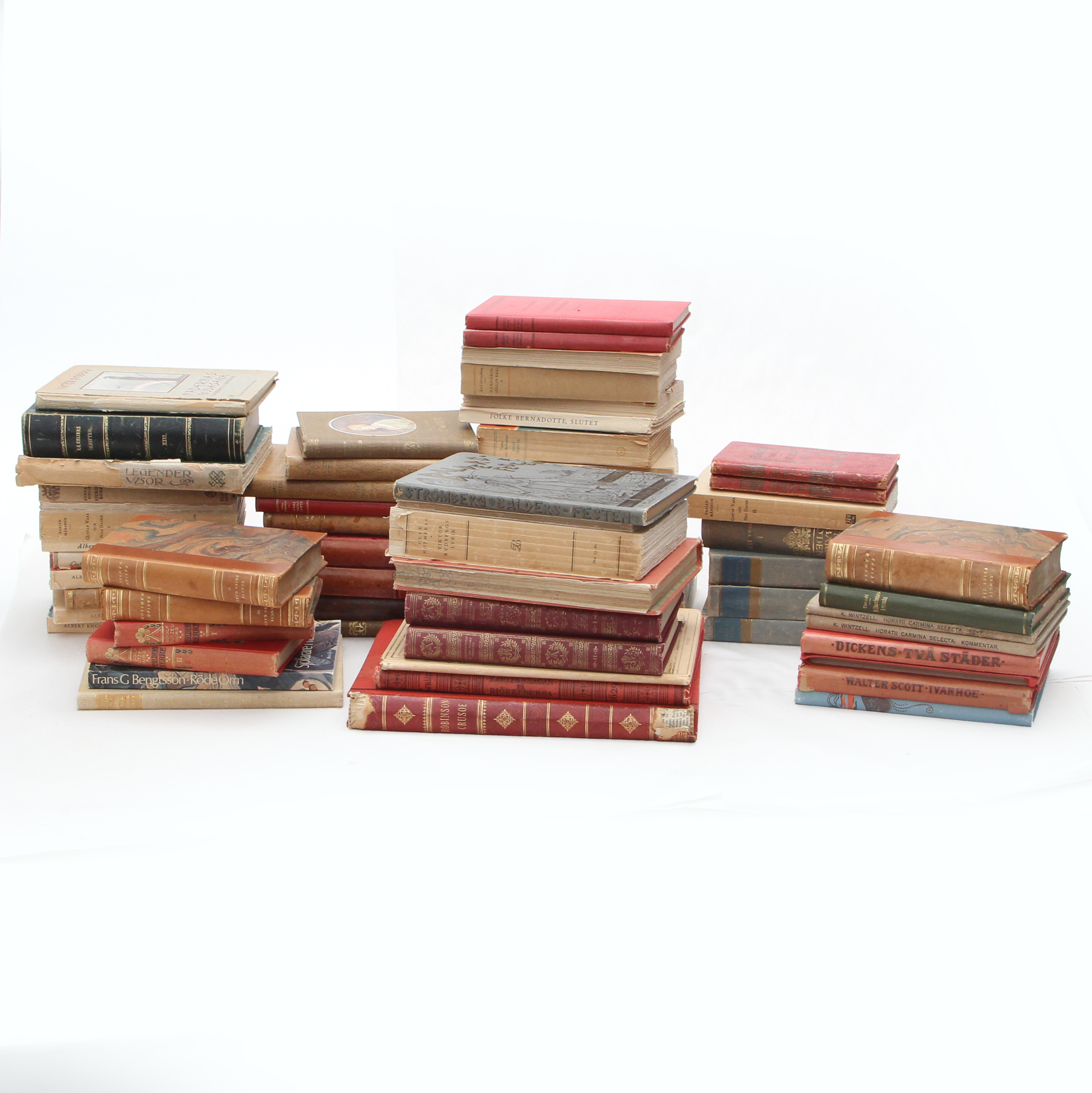 STÖRRE SAMLING LITTERATUR, Historia, Albert Engström, R Kipling med mera.