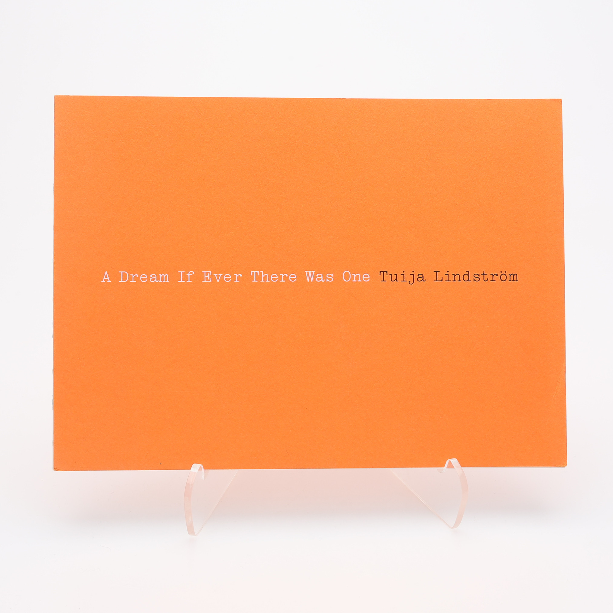 FOTO. DEN FINLÄNDSK-SVENSKE FOTOGRAFEN TUIJA LINDSTRÖMS "A DREAM IF EVER THERE WAS ONE" I FÖRSTA UPPLAGAN, 2012.