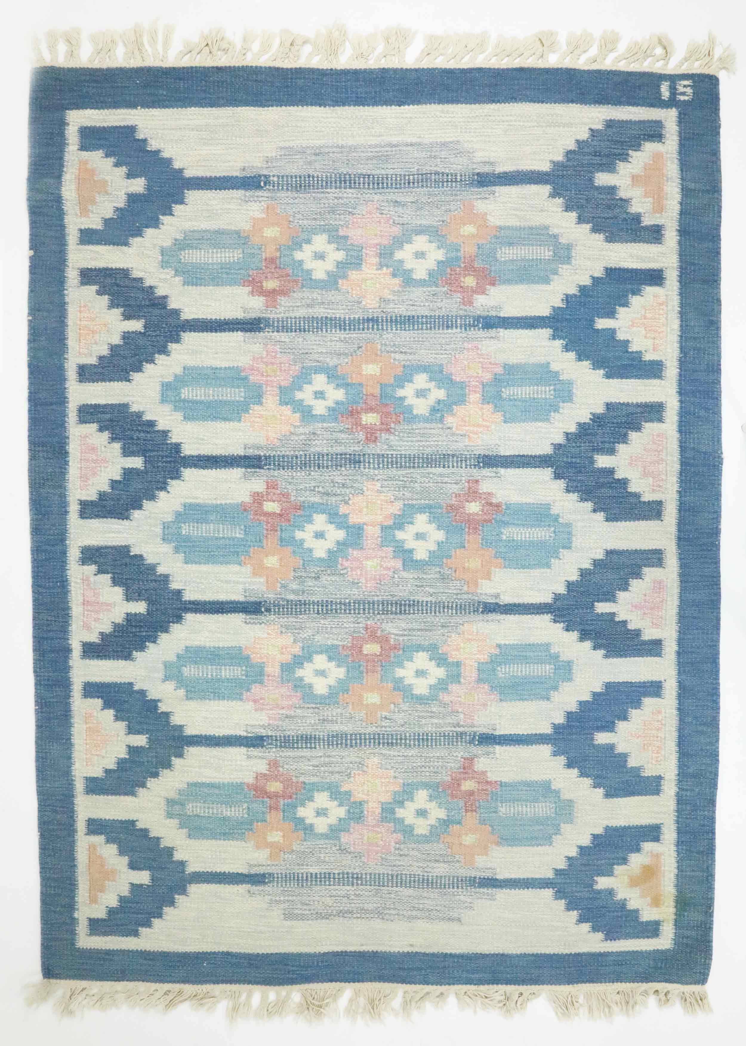 MATTA, rölakan, "Leksand", ca 139x187 cm, signerad IS, möjligen Ingegerd Silow.