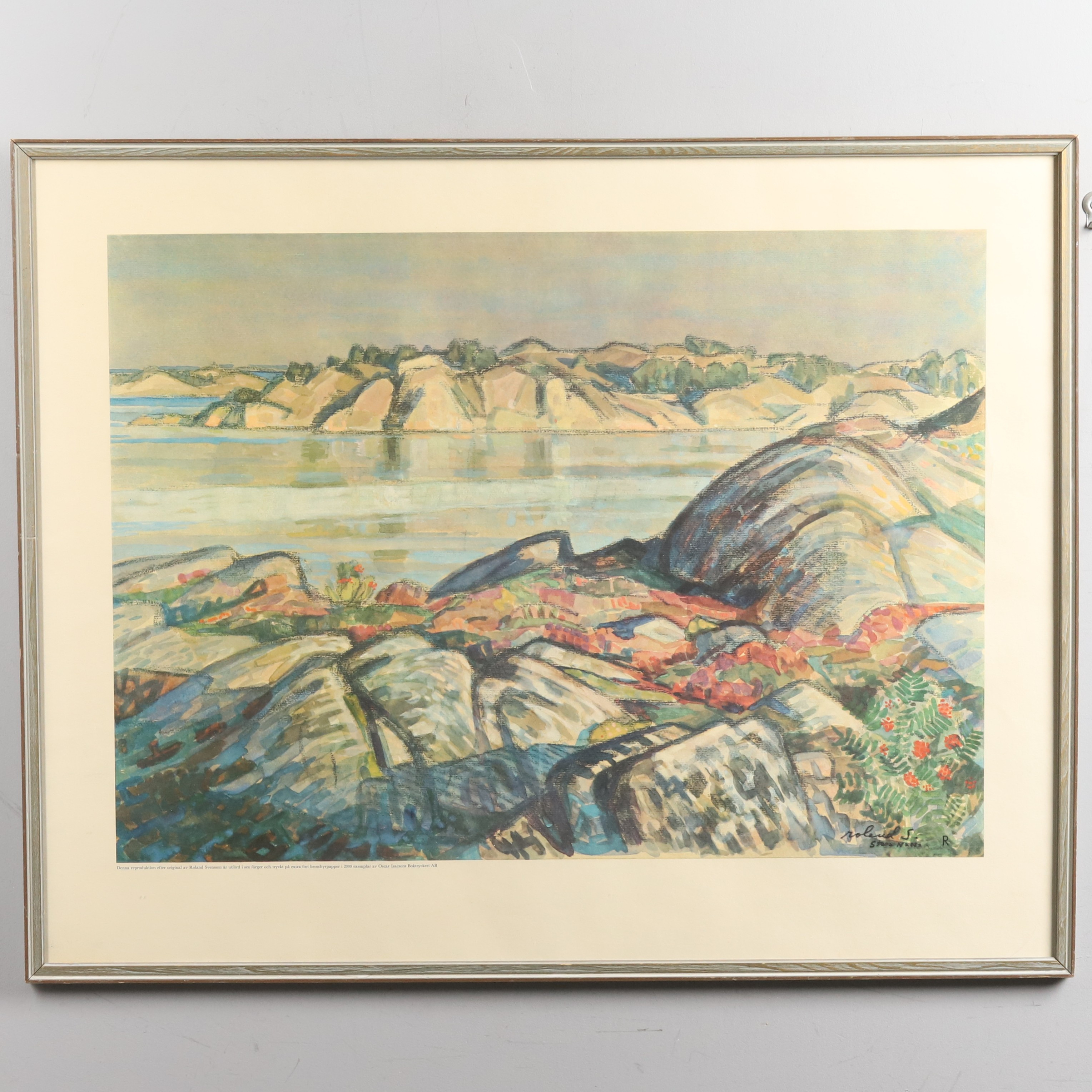 ROLAND SVENSSON, reproduktion, "Stora Nassa", Oscar Isacssons Boktryckeri AB.