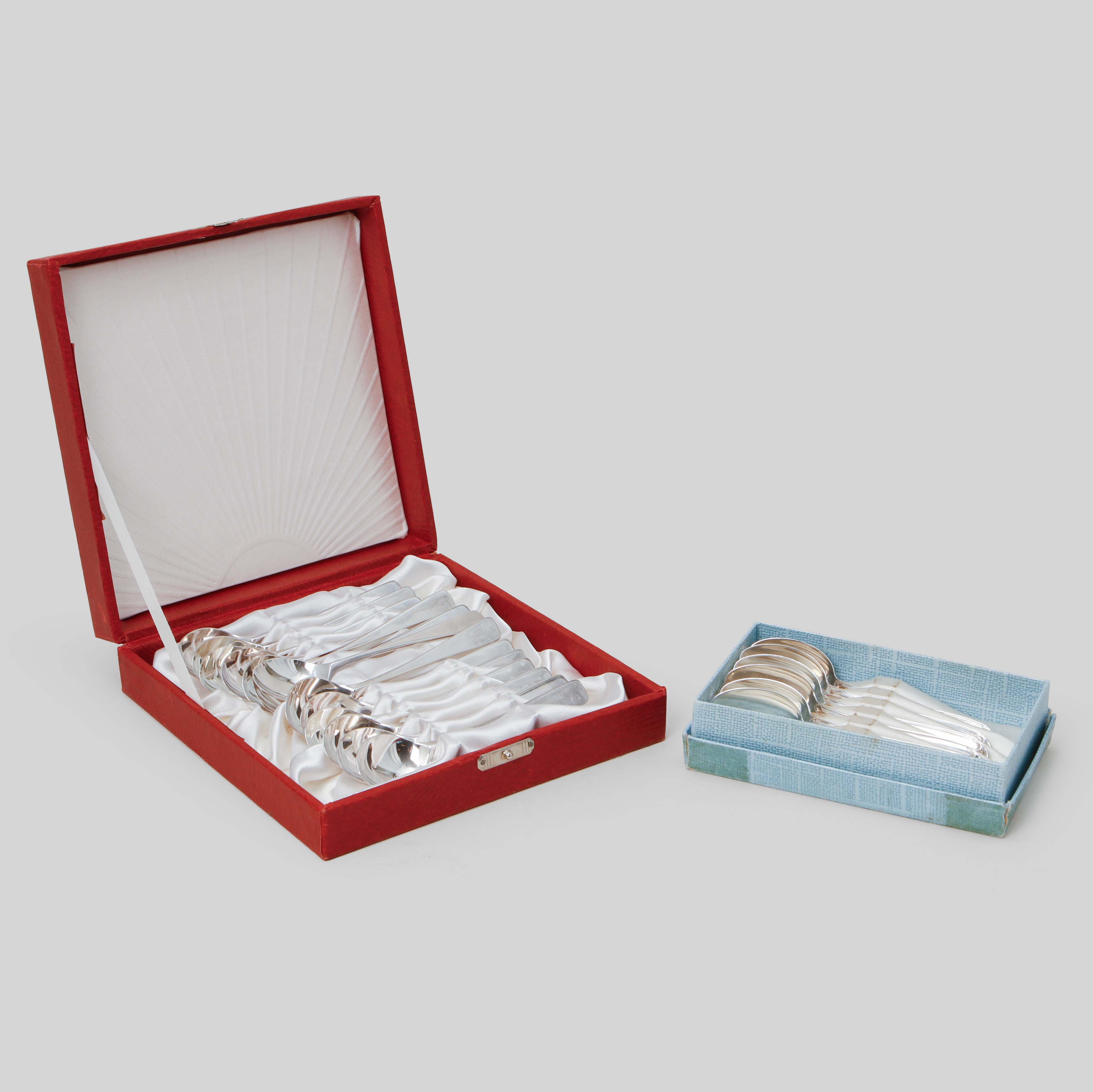 KAFFESKEDAR, 22 st, silver, vikt ca 300 gram.