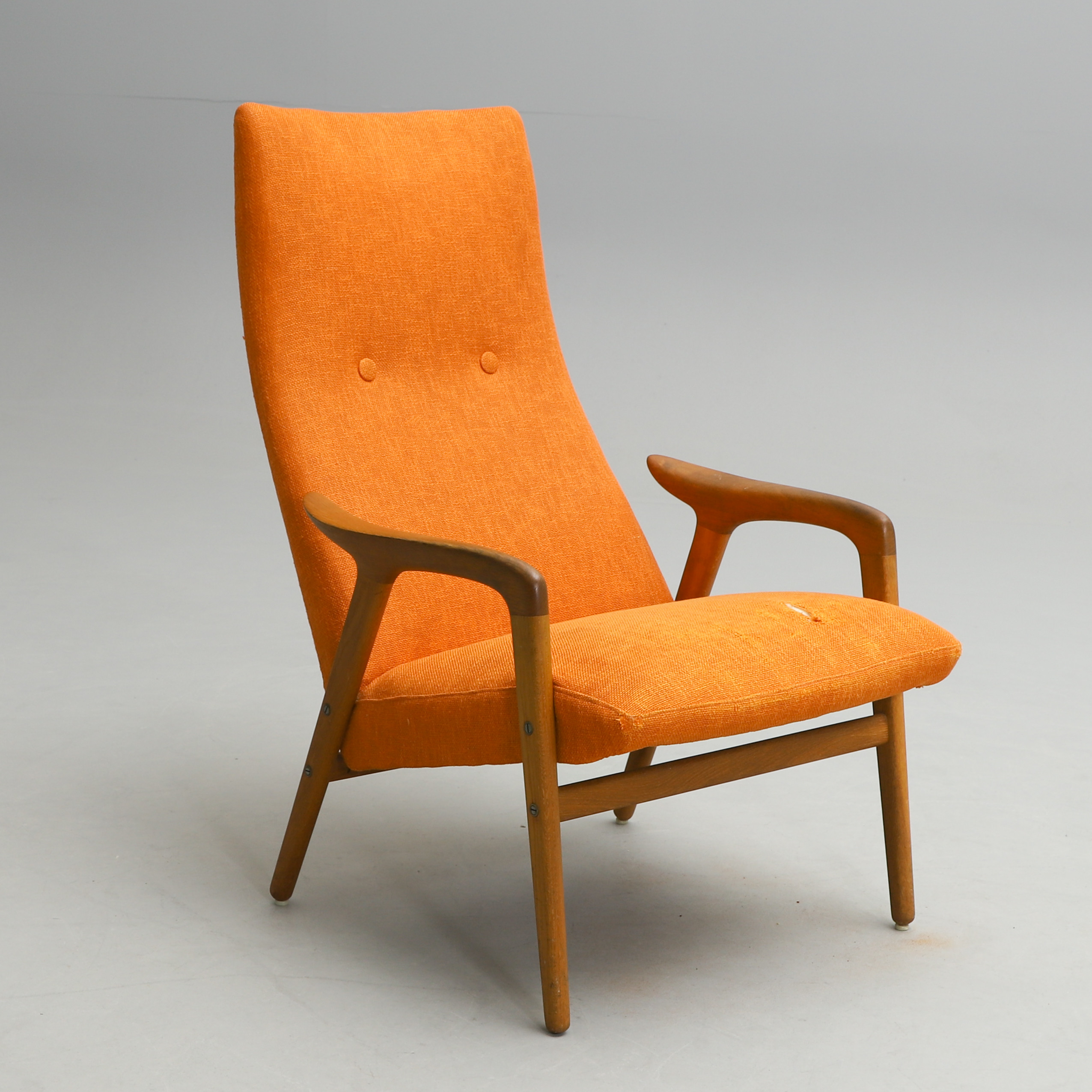 YNGVE EKSTRÖM. Fåtölj, "Mingo", Swedese, 1950-tal.