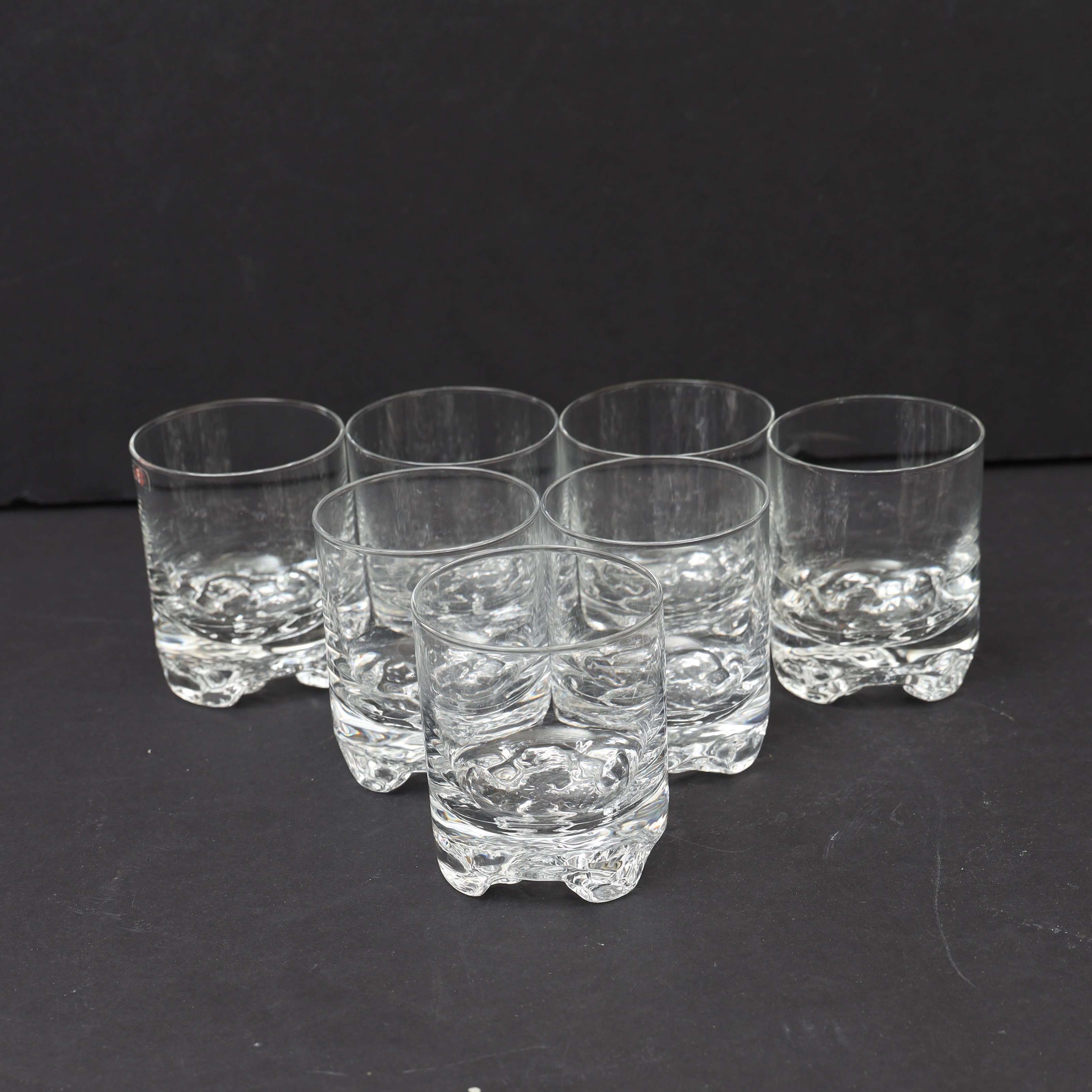 TAPIO WIRKKALA. Whiskeyglas, 7st, "Gaissa".