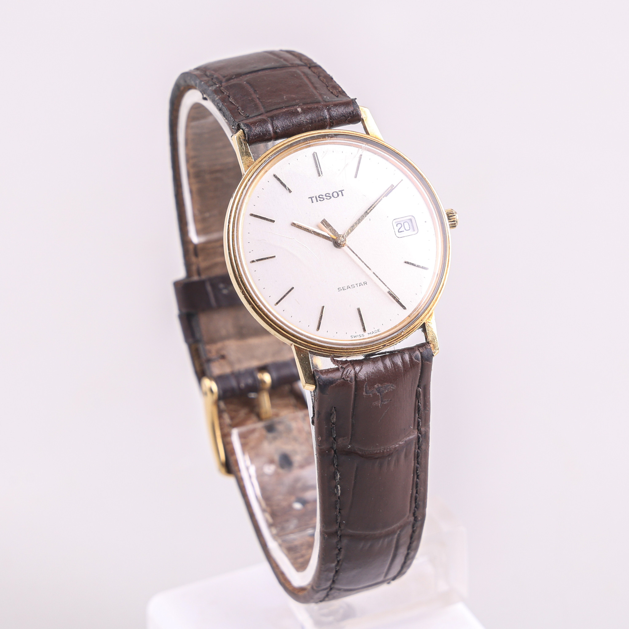 ARMBANDSUR, Tissot, "Seastar", 18 karat guld.
