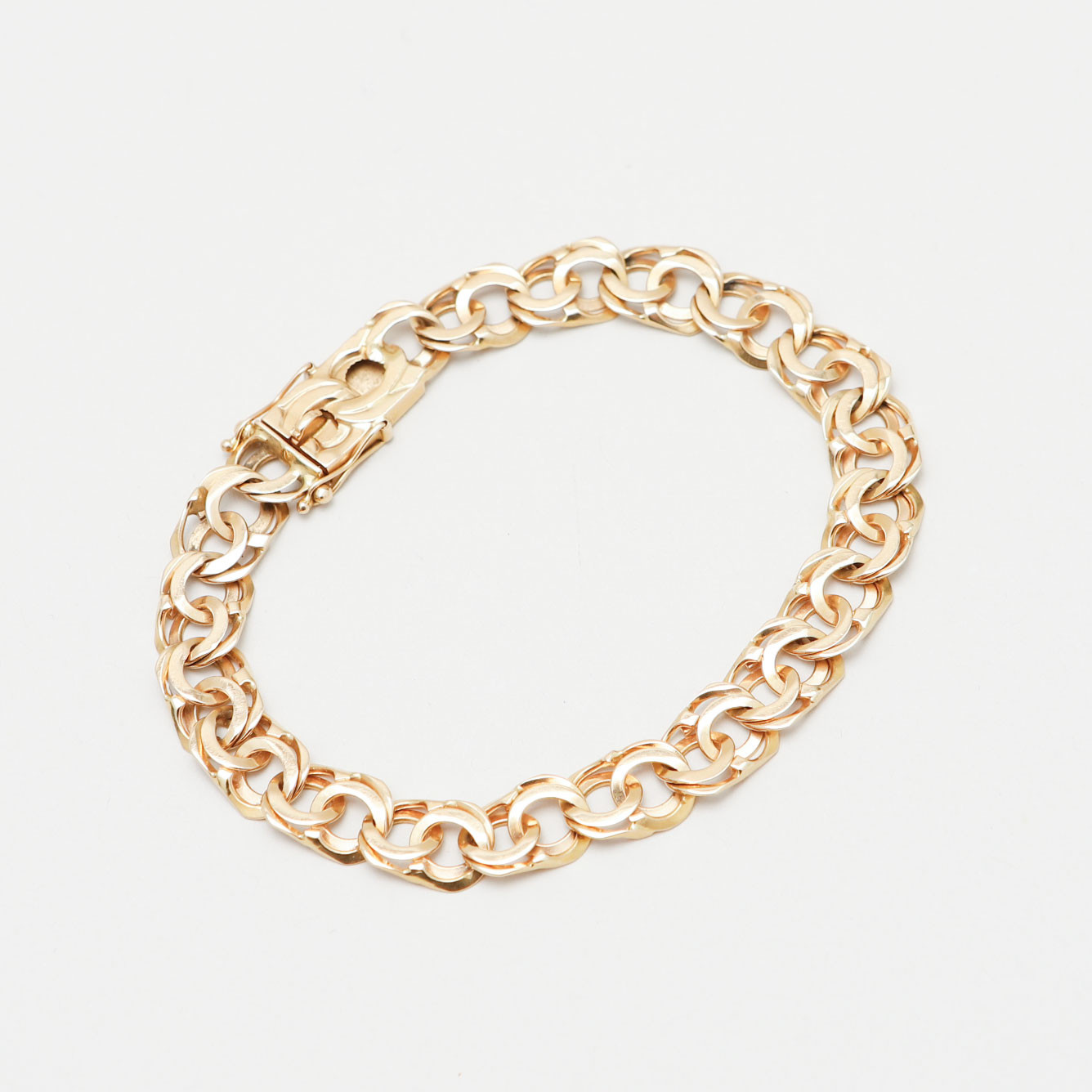 ARMLÄNK, 18k guld, Malmö 1969. Vikt ca 18,3 g.