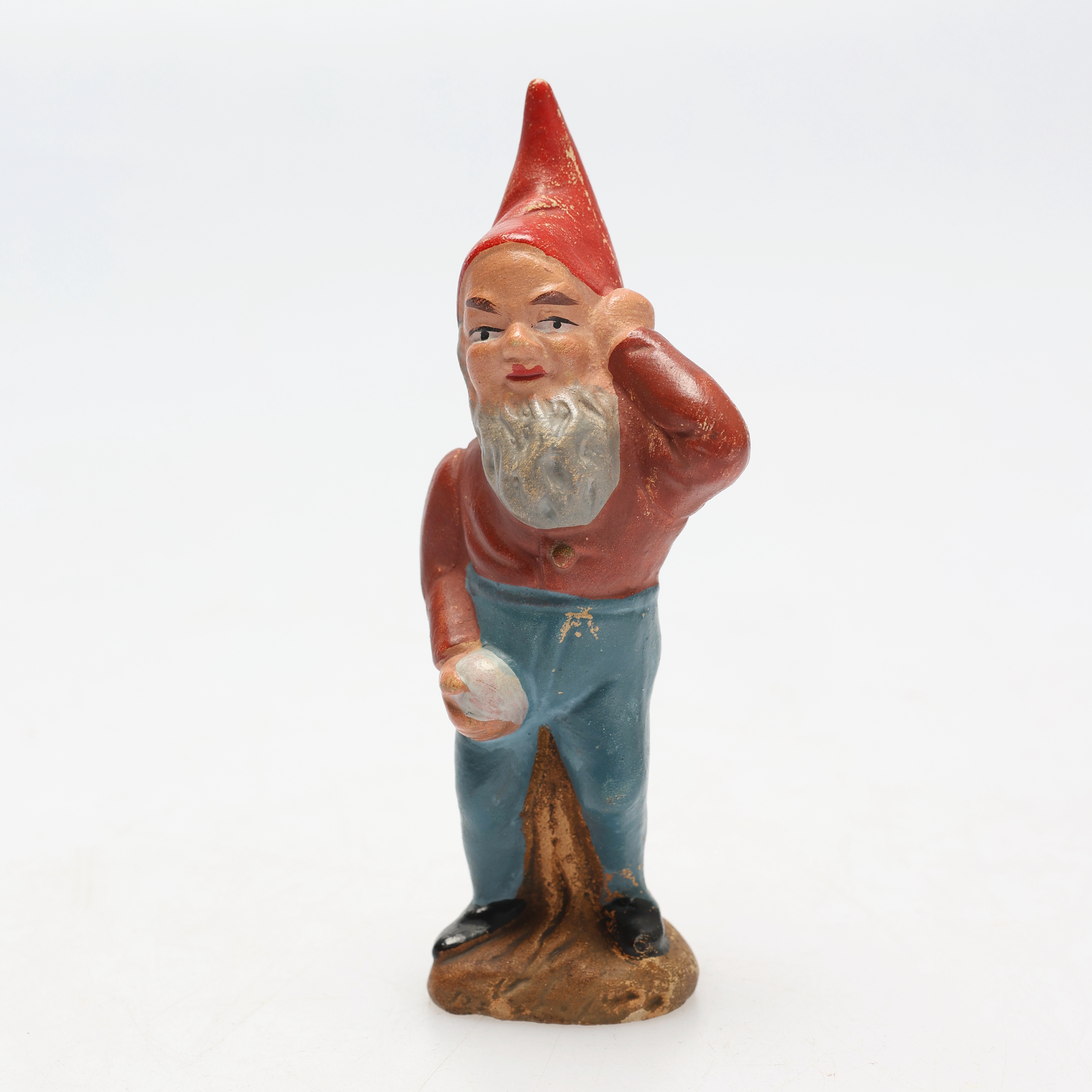FIGURIN. Tomte, keramik, tidigare delen av 1900-tal.