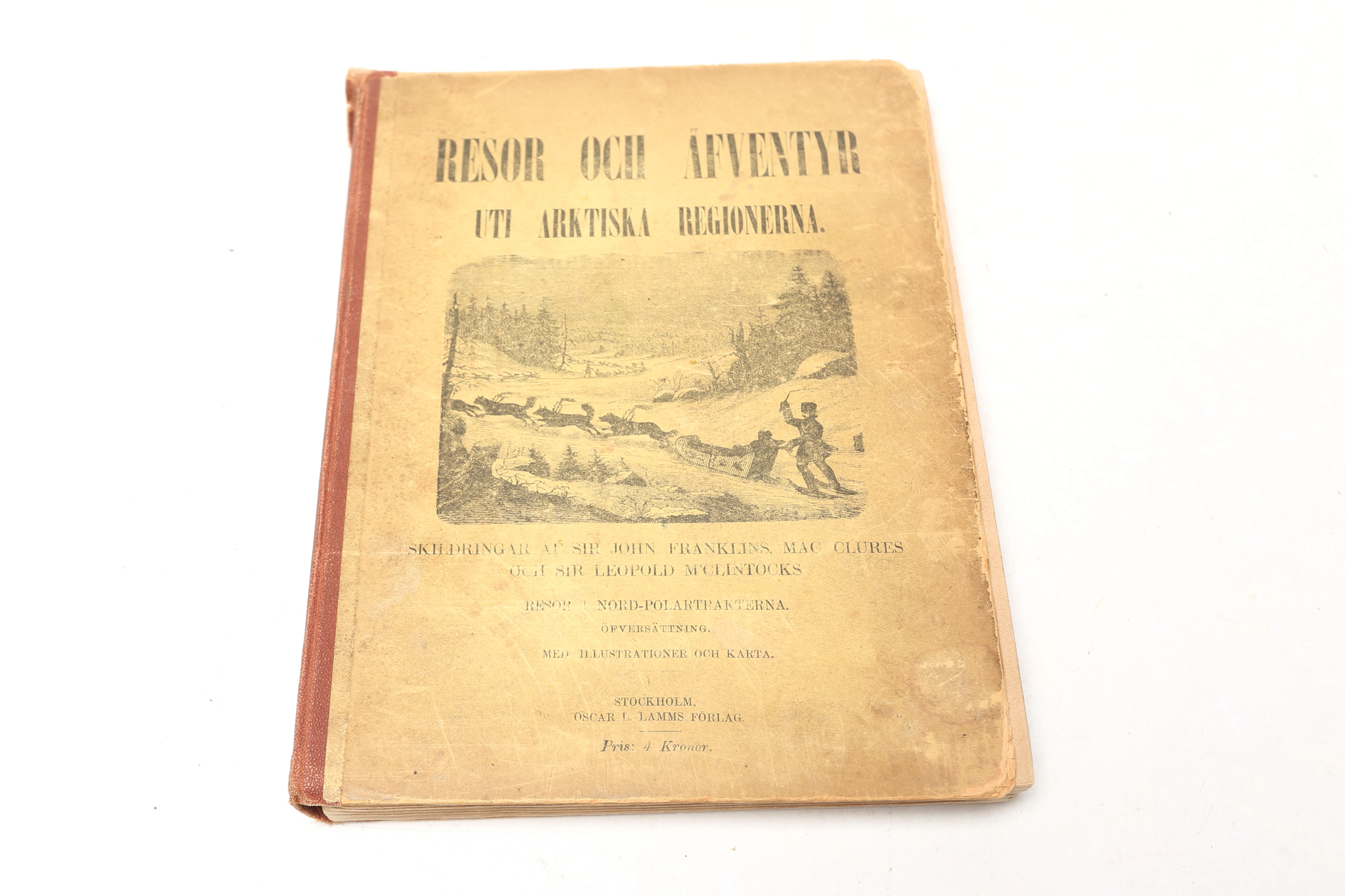 BOK, Resor och Äfventyr, uti Arktiska regionerna, 1874.