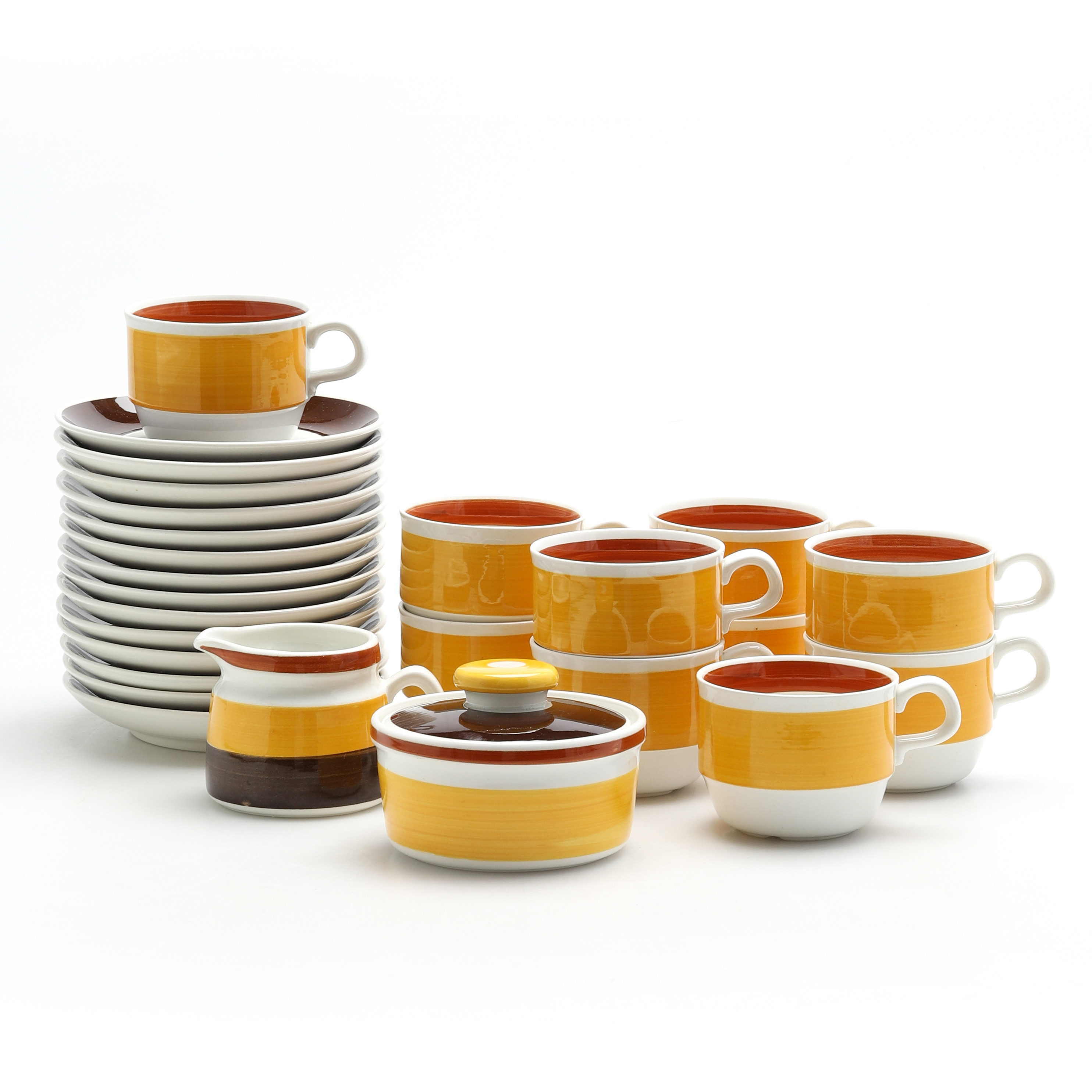 CARL-HARRY STÅLHANE. KAFFESERVIS, 12 delar, Fokus, Rörstrand.