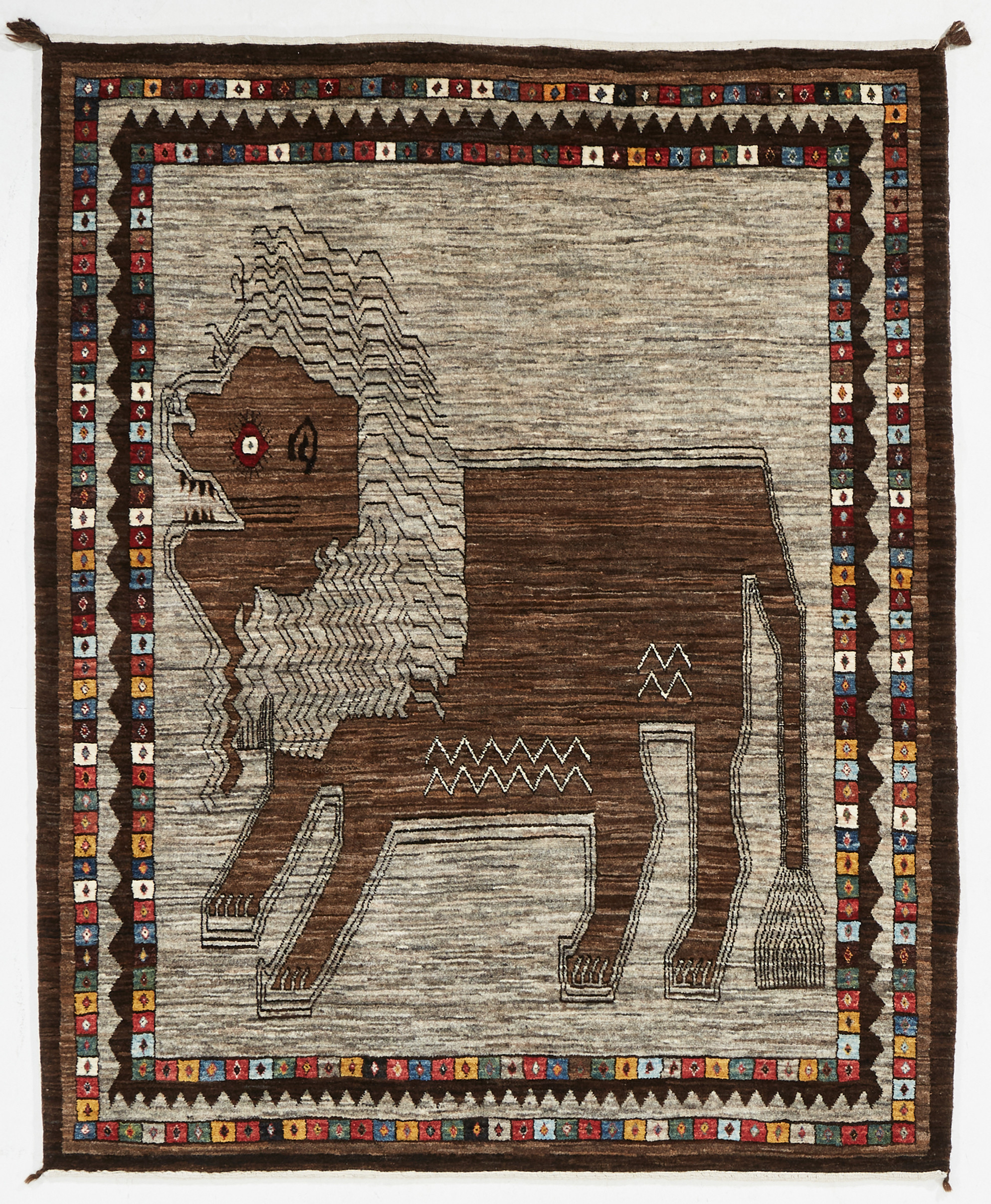 ORIENTMATTA, Ghashgai, figural, old.