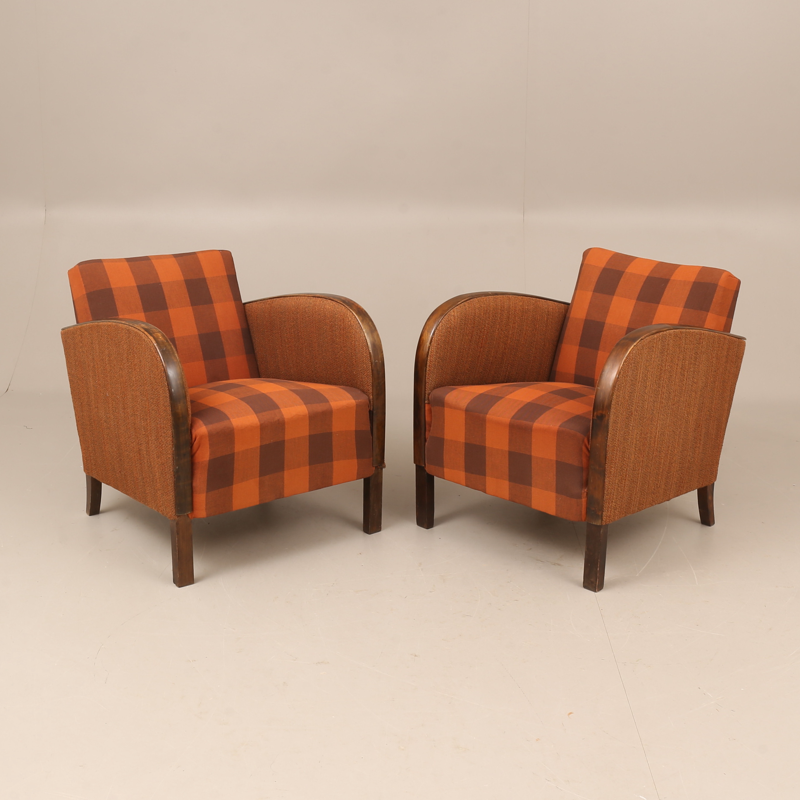 FÅTÖLJER, ett par, Art Deco, 1920/30-tal.