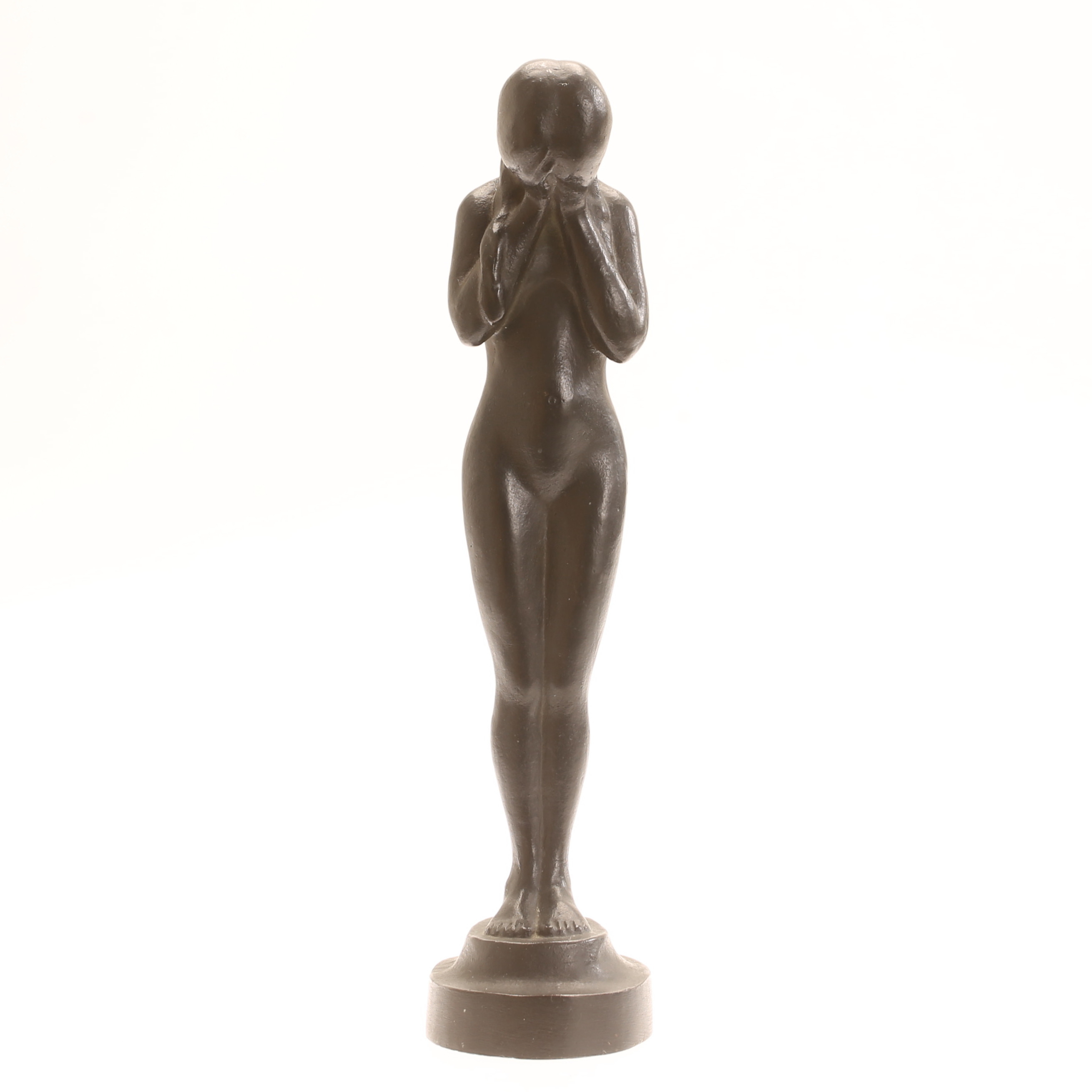 ASTRI BERGMAN-TAUBE. Skulptur, brons, signerad.