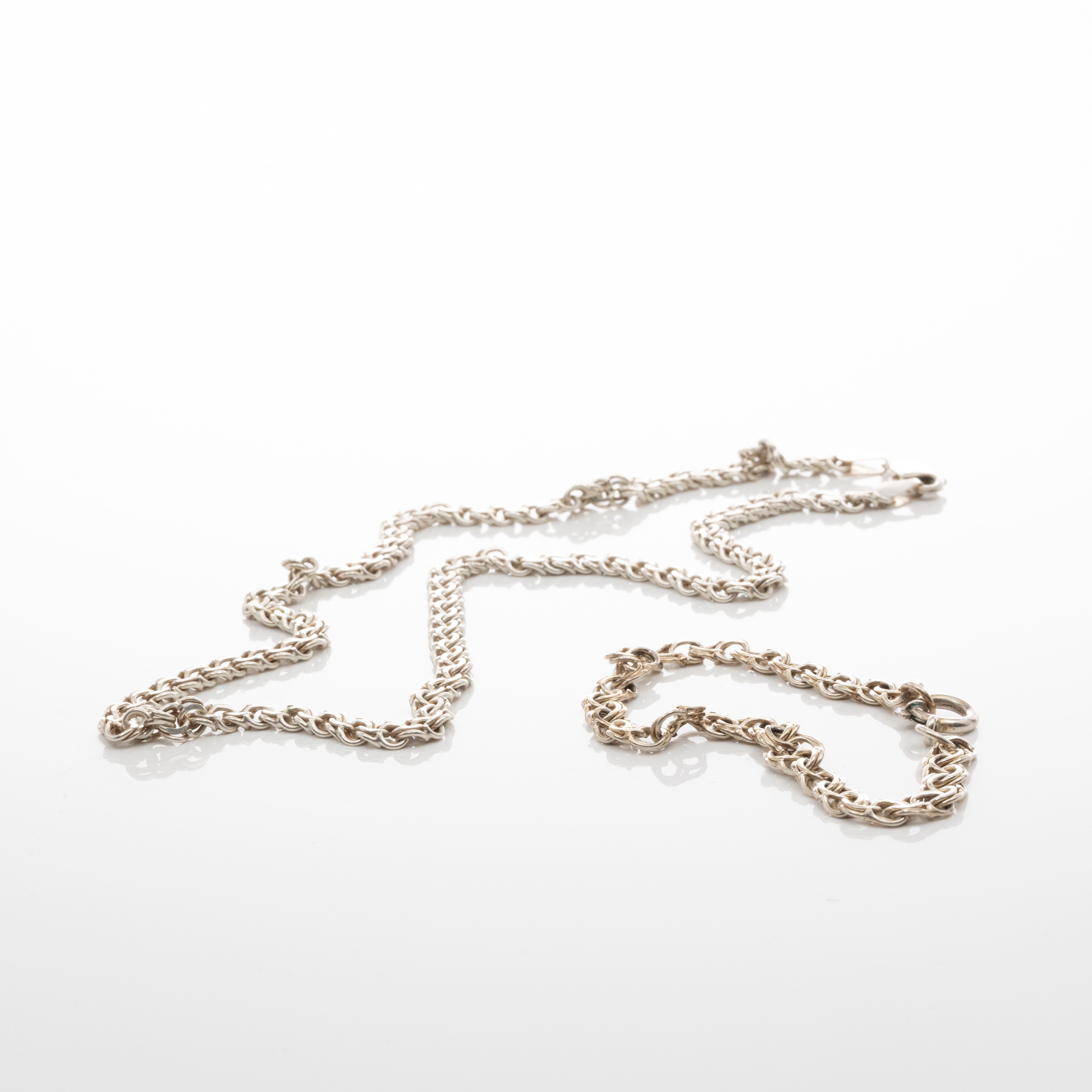 ARMBAND & COLLIER, Silver, Bismarckslänk.