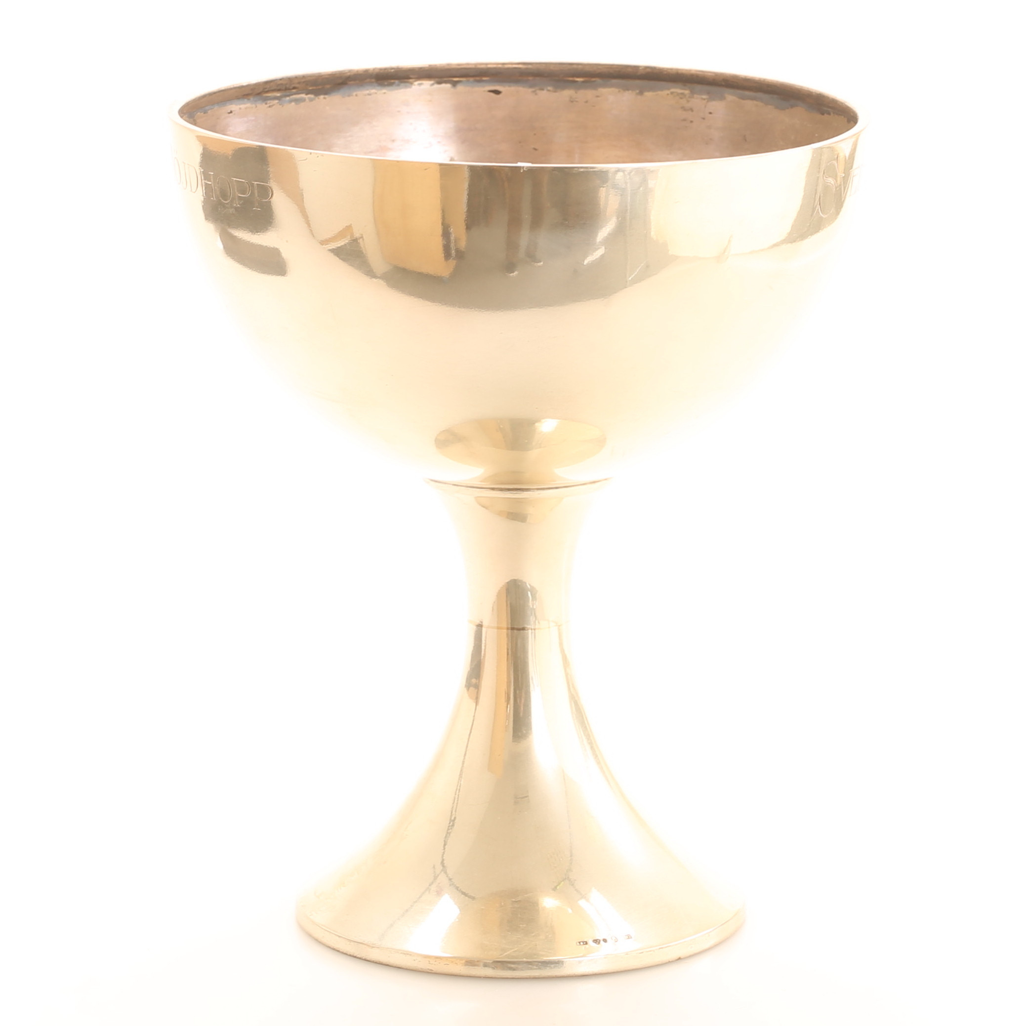 SKÅL på fot, silver, ABH, Stockholm 1915.