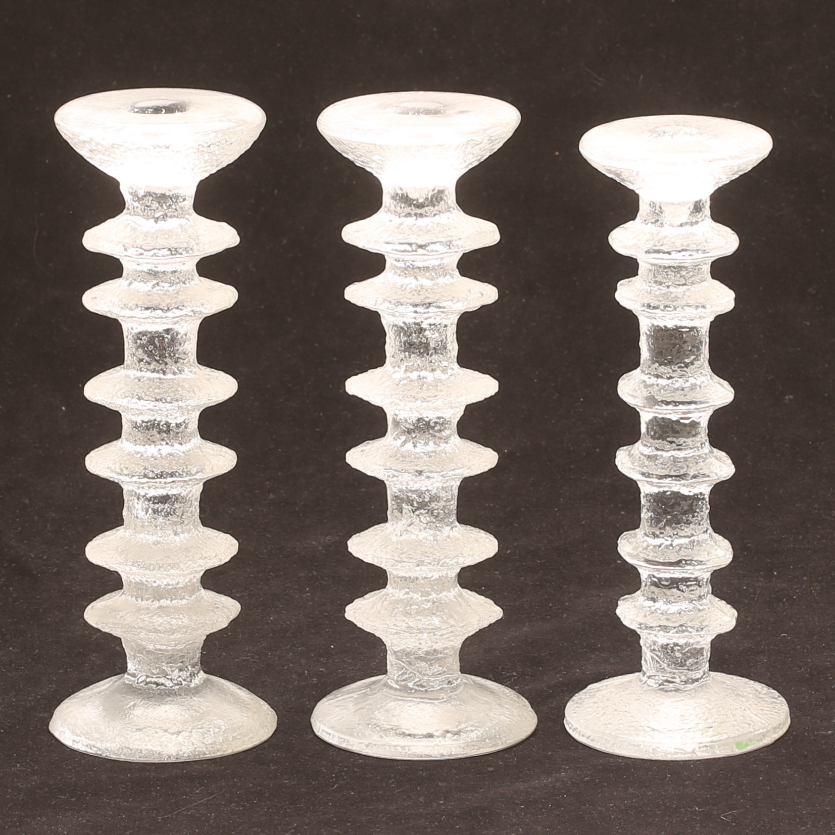TIMO SARPANEVA. Ljusstakar, 3 st, Festivo, Iittala.