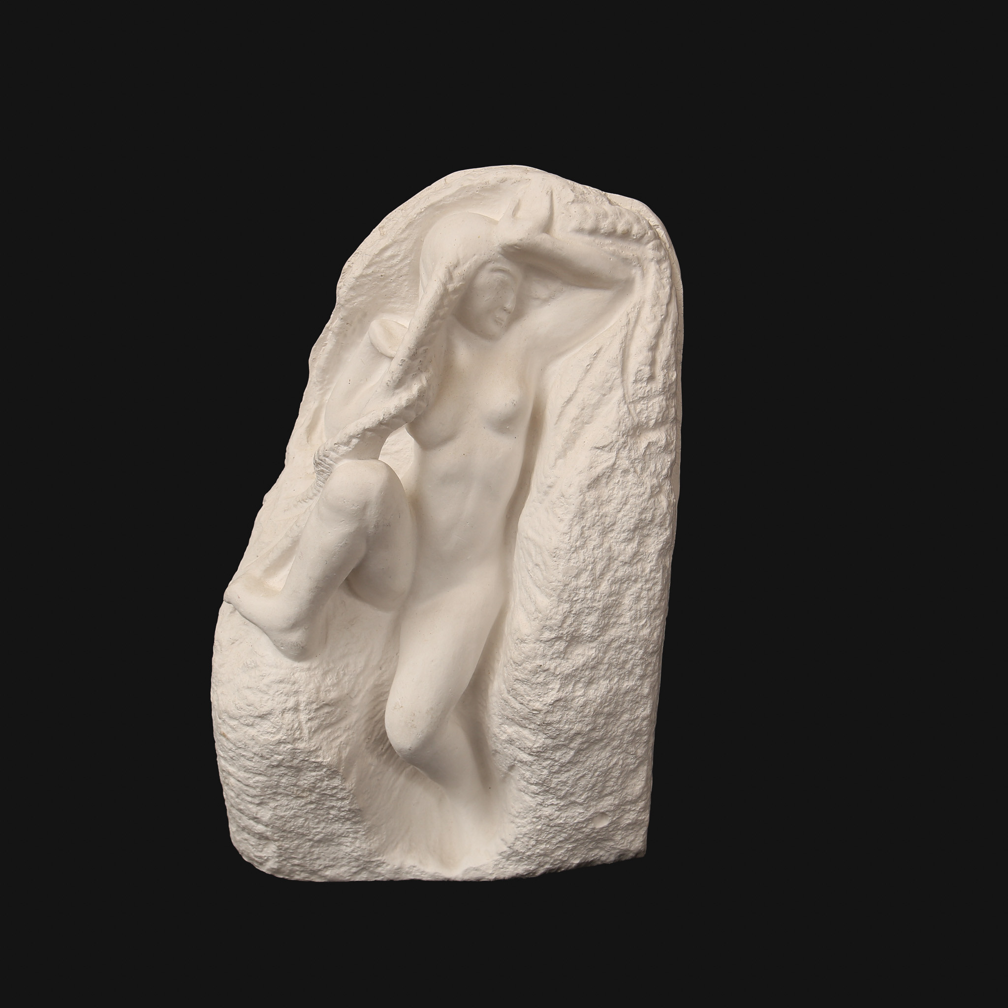 CARL MILLES, efter, "Dans med Flätor", gips.