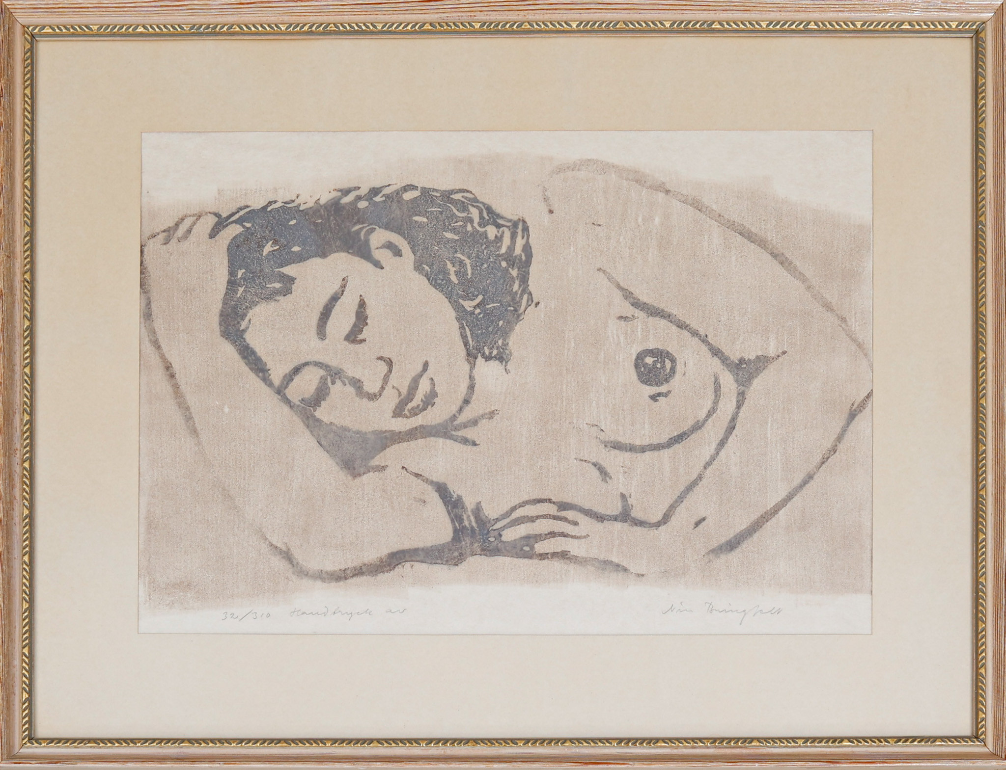 NILS BRINGFELT. Litografi, numrerad 32/310, signerad.