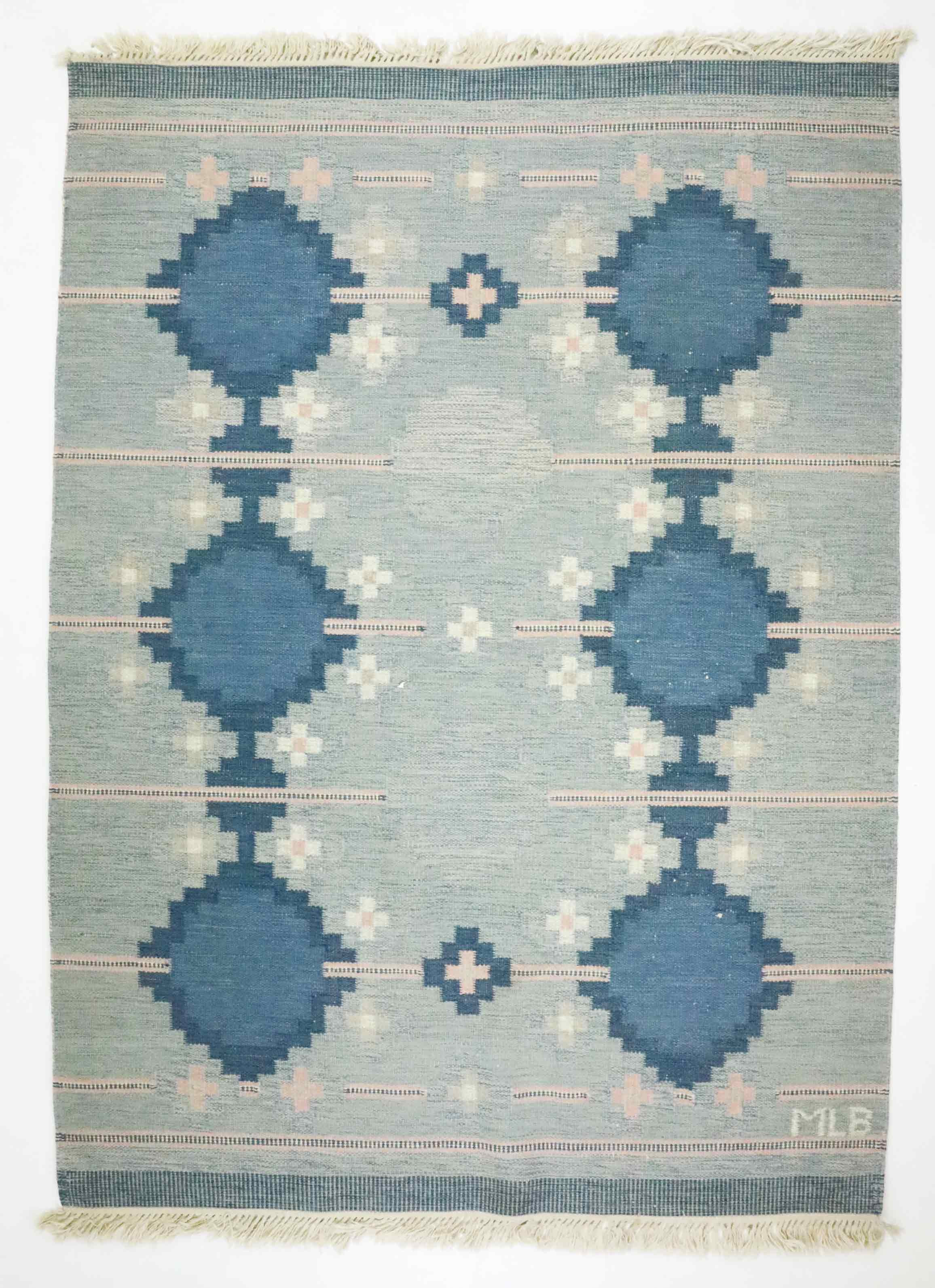 RÖLAKAN, 167 x 230 cm, signerad MLB, 1900-tal.