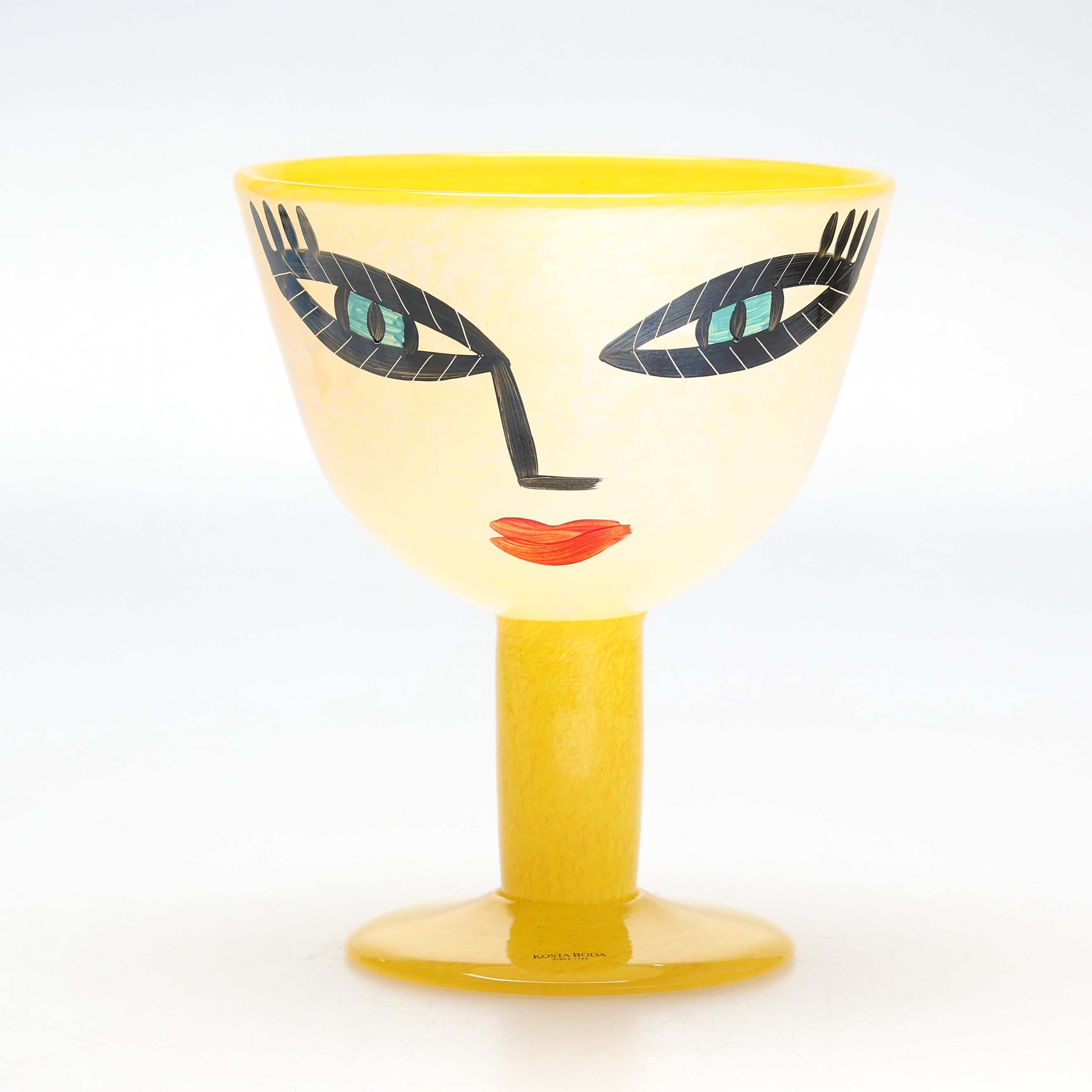 ULRICA HYDMAN-VALLIEN. Pokal, glas, Koasta Boda, signerad.