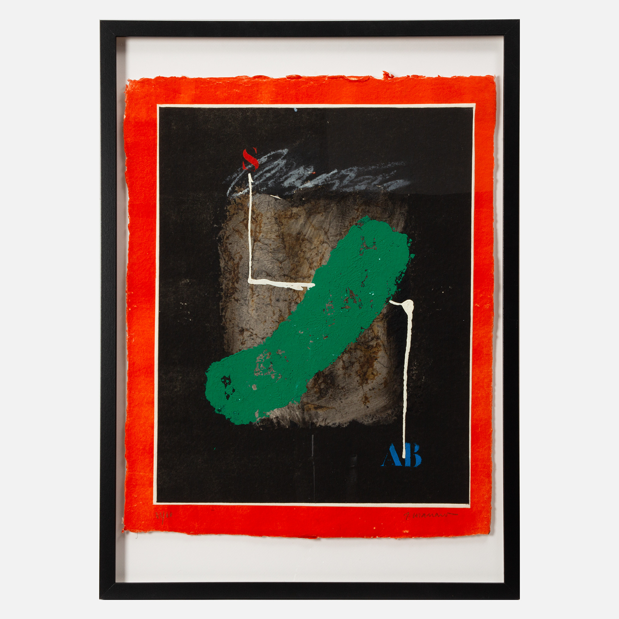 JAMES COIGNARD. Färgcarborundum, signerad och numrerad 31/60.