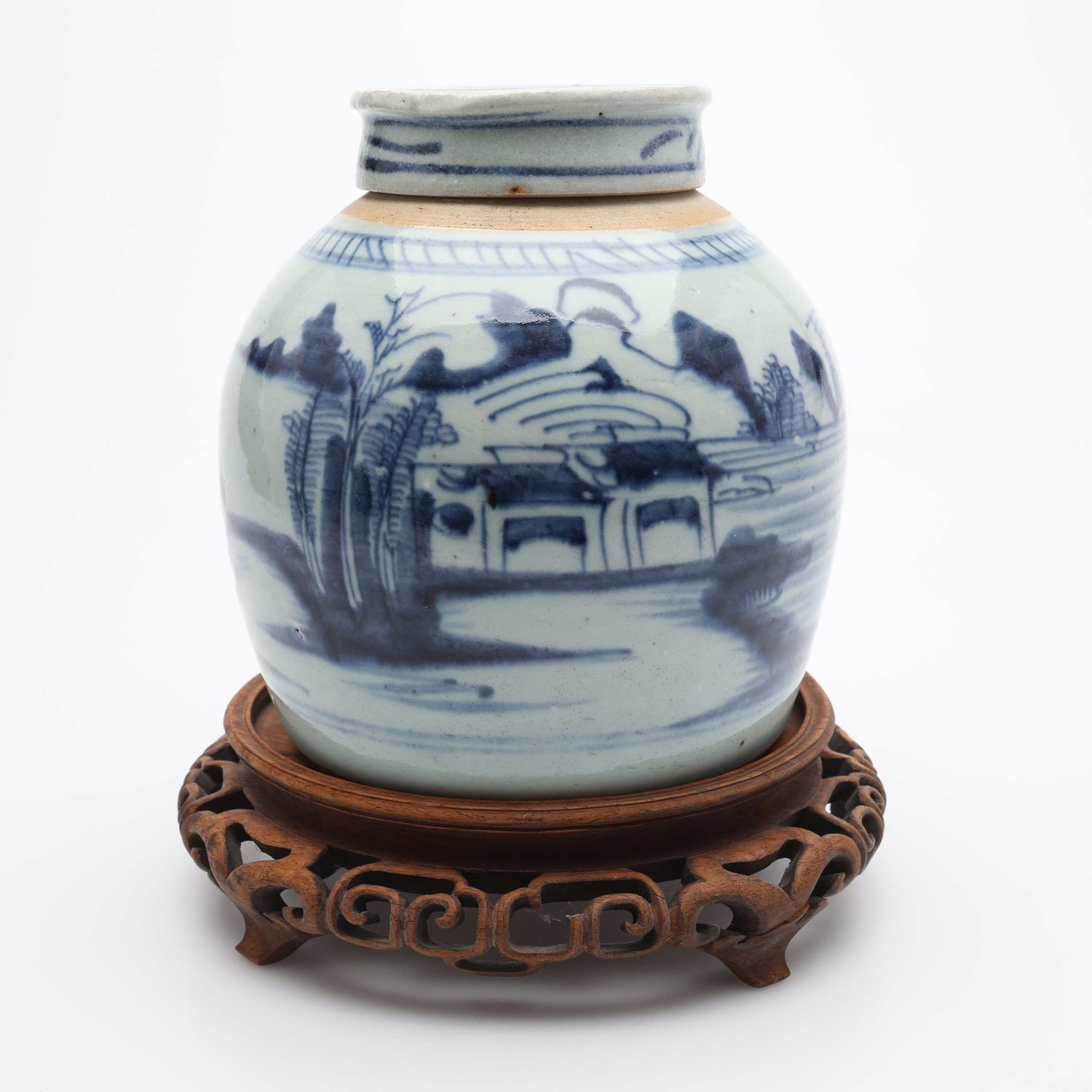 BOJAN MED LOCK, JIAQING (1796-1820), KINA.