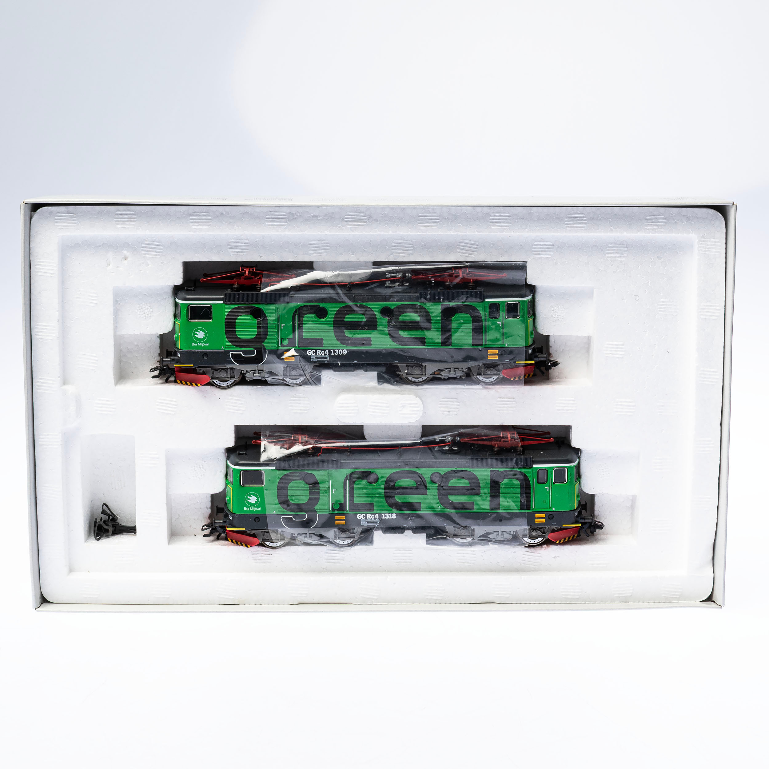 MÄRKLIN. 37415, Dubbla ellok Green Cargo, H0.