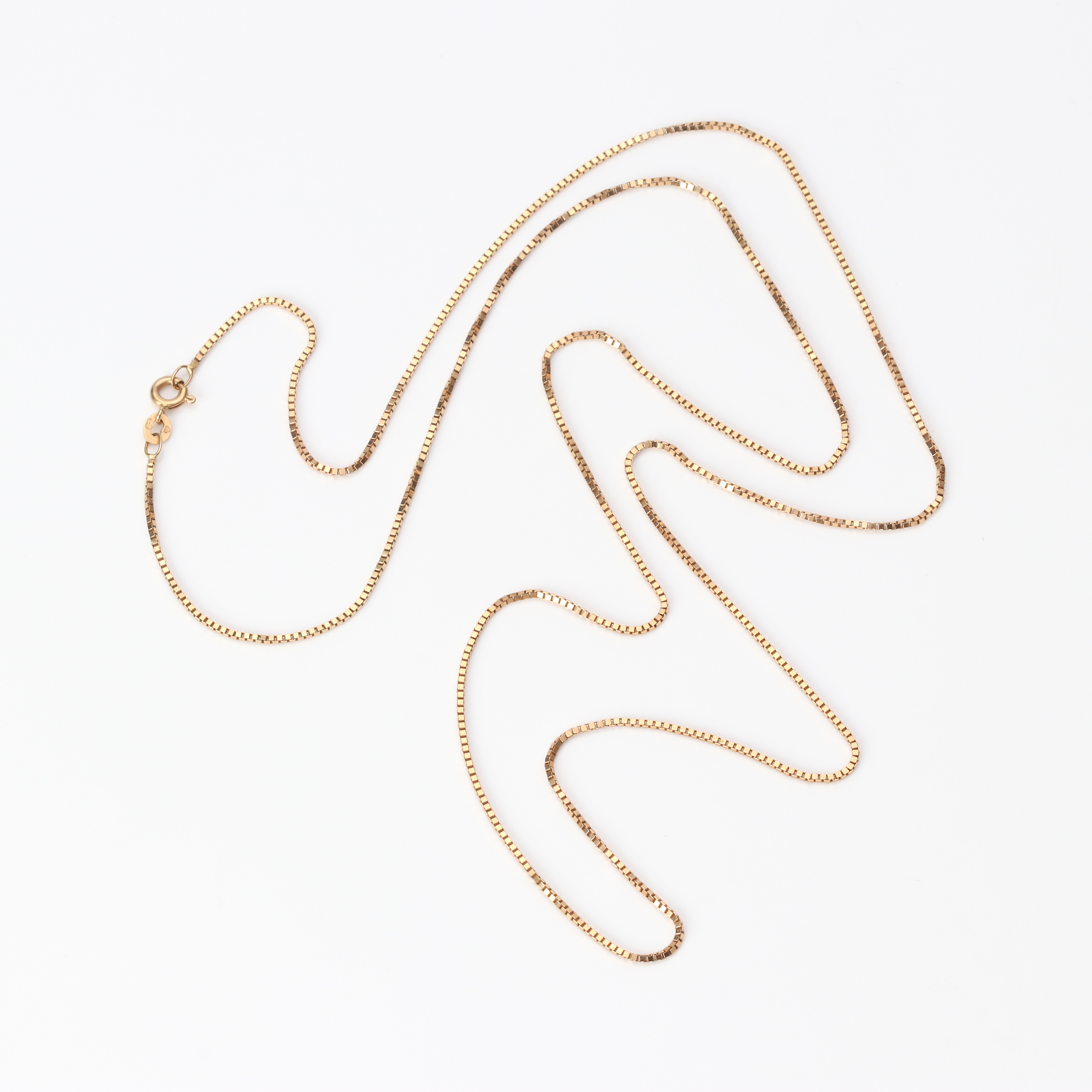 HALSBAND, VENETIALÄNK. 18k guld, Uno-a-erre, Italien, vikt ca 6,8 gram.