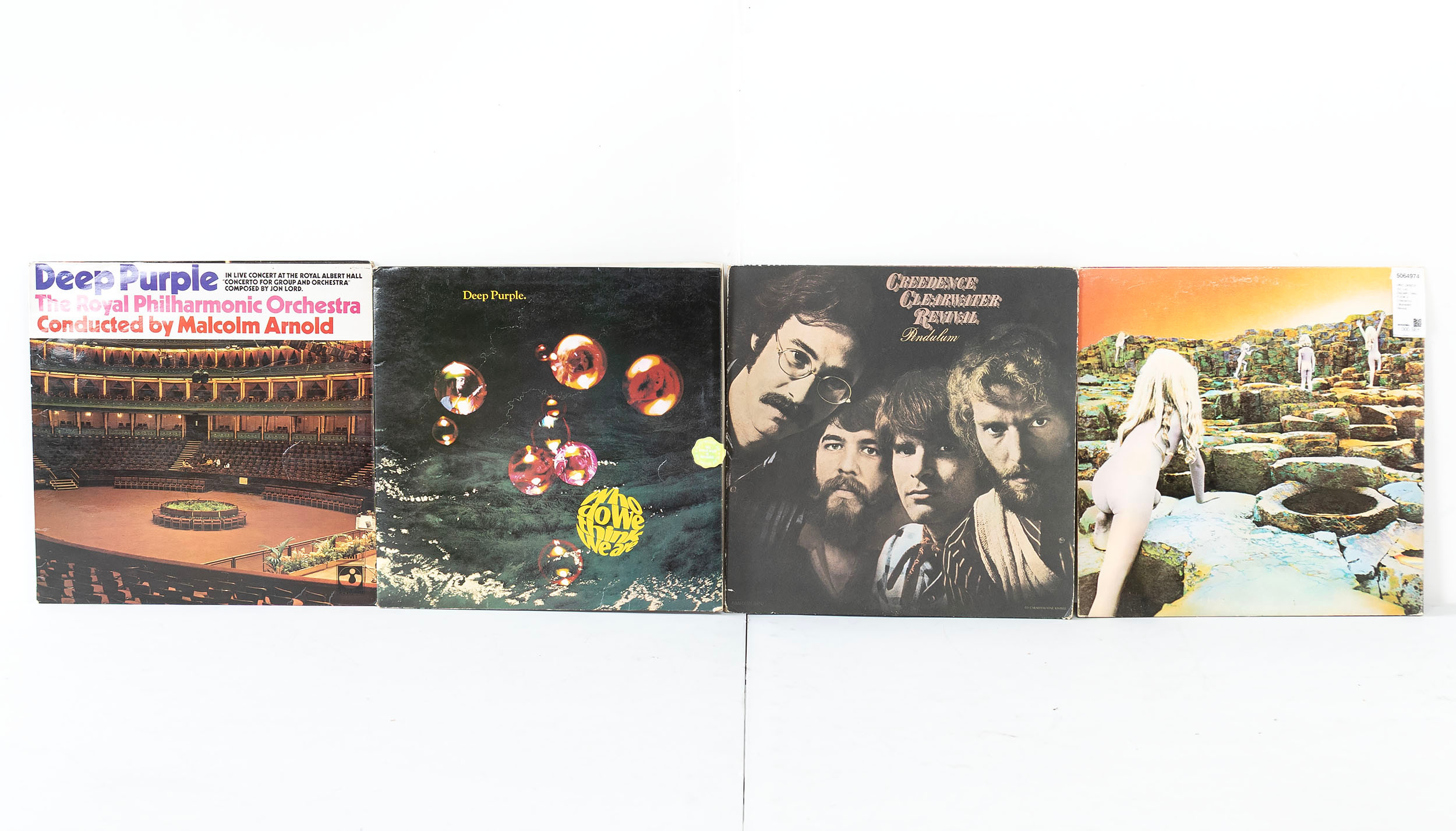 VINYLSKIVOR, 4st, Led Zeppelin, Deep Purple & Creedence Clearwater Revival.